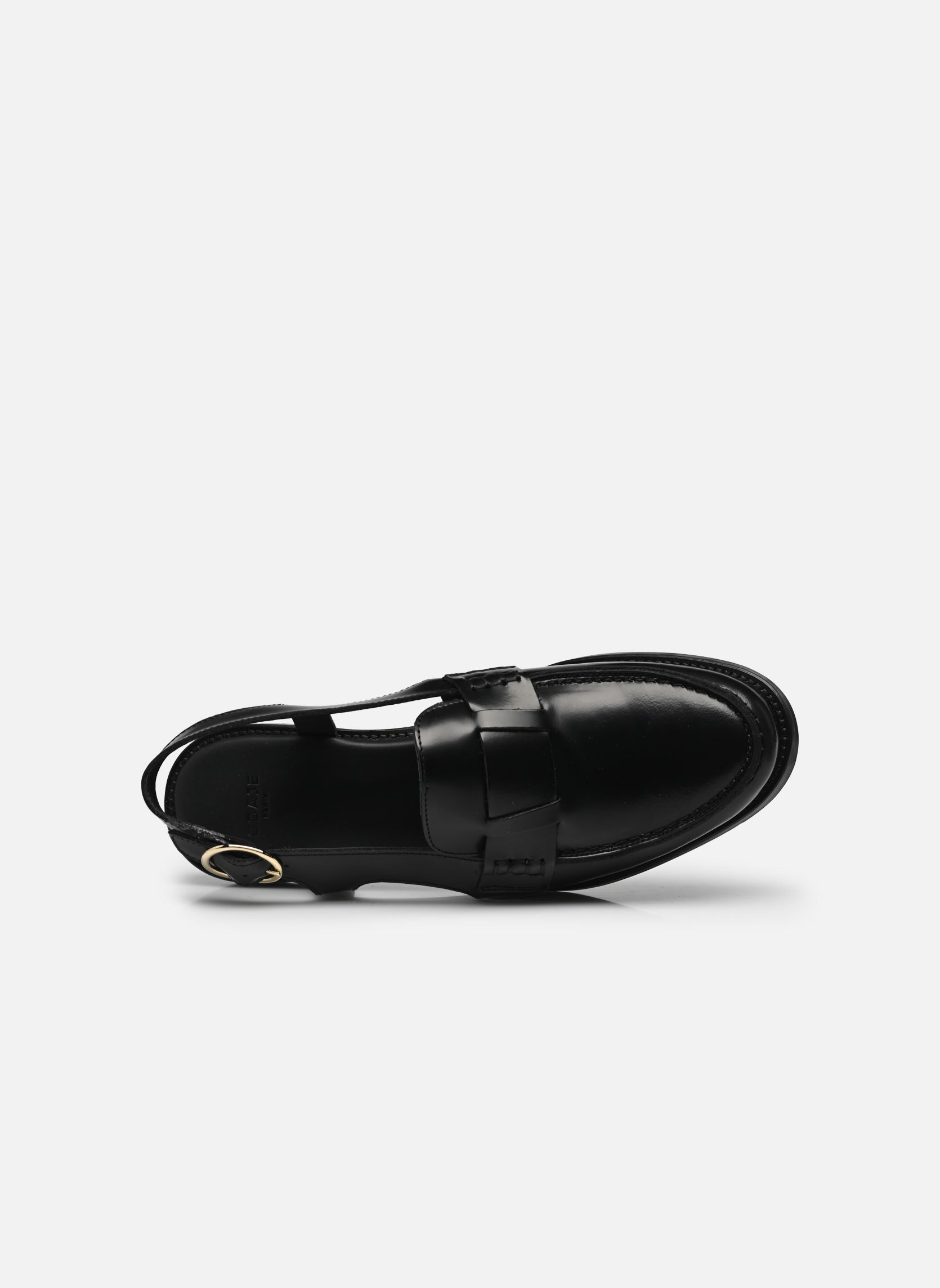 Mocassins Mangsa femme noir Odaje Mocassins Mangsa femme noir CUIR BOX NOIR