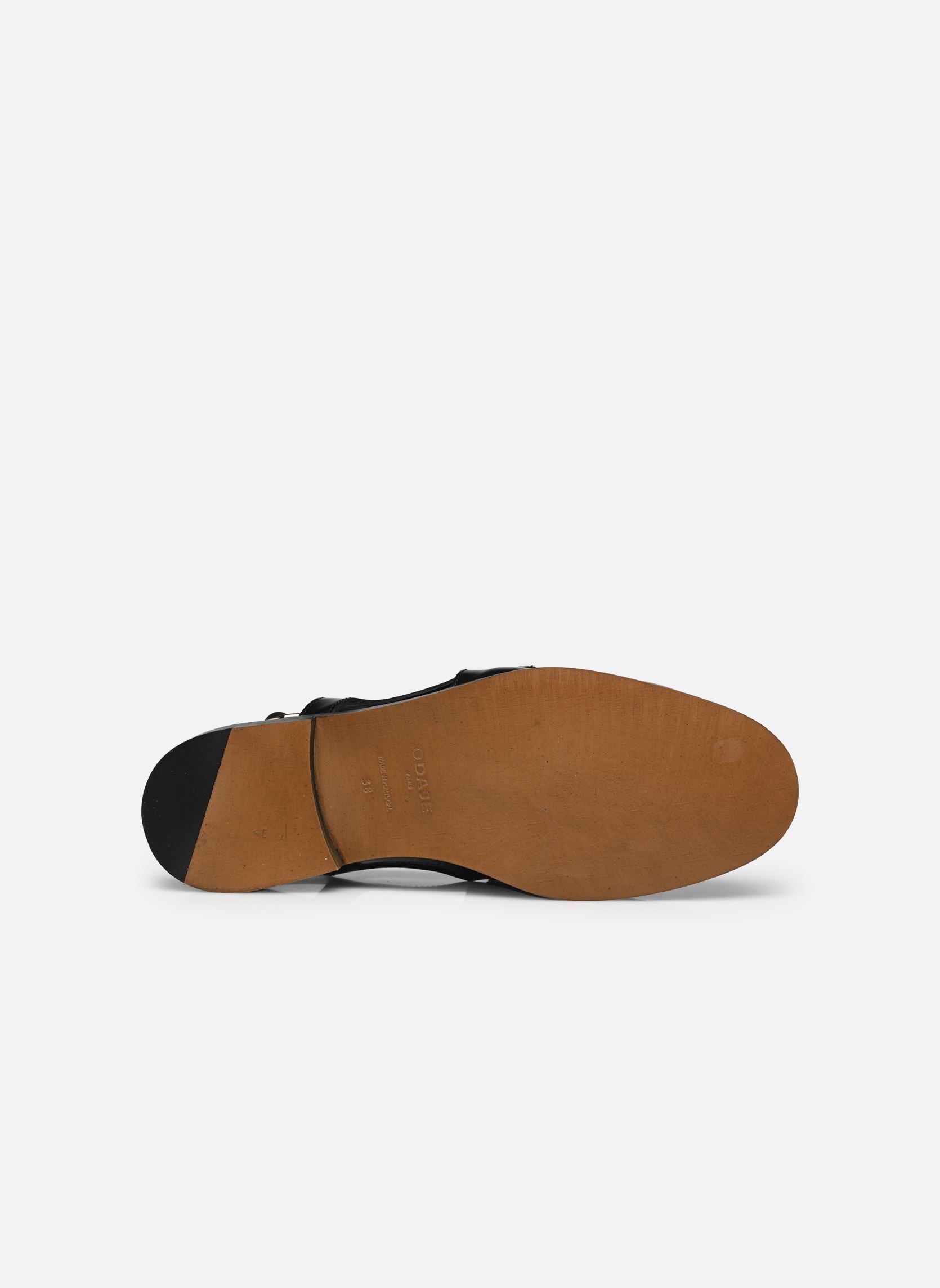 Mocassins Mangsa femme noir Odaje Mocassins Mangsa femme noir CUIR BOX NOIR