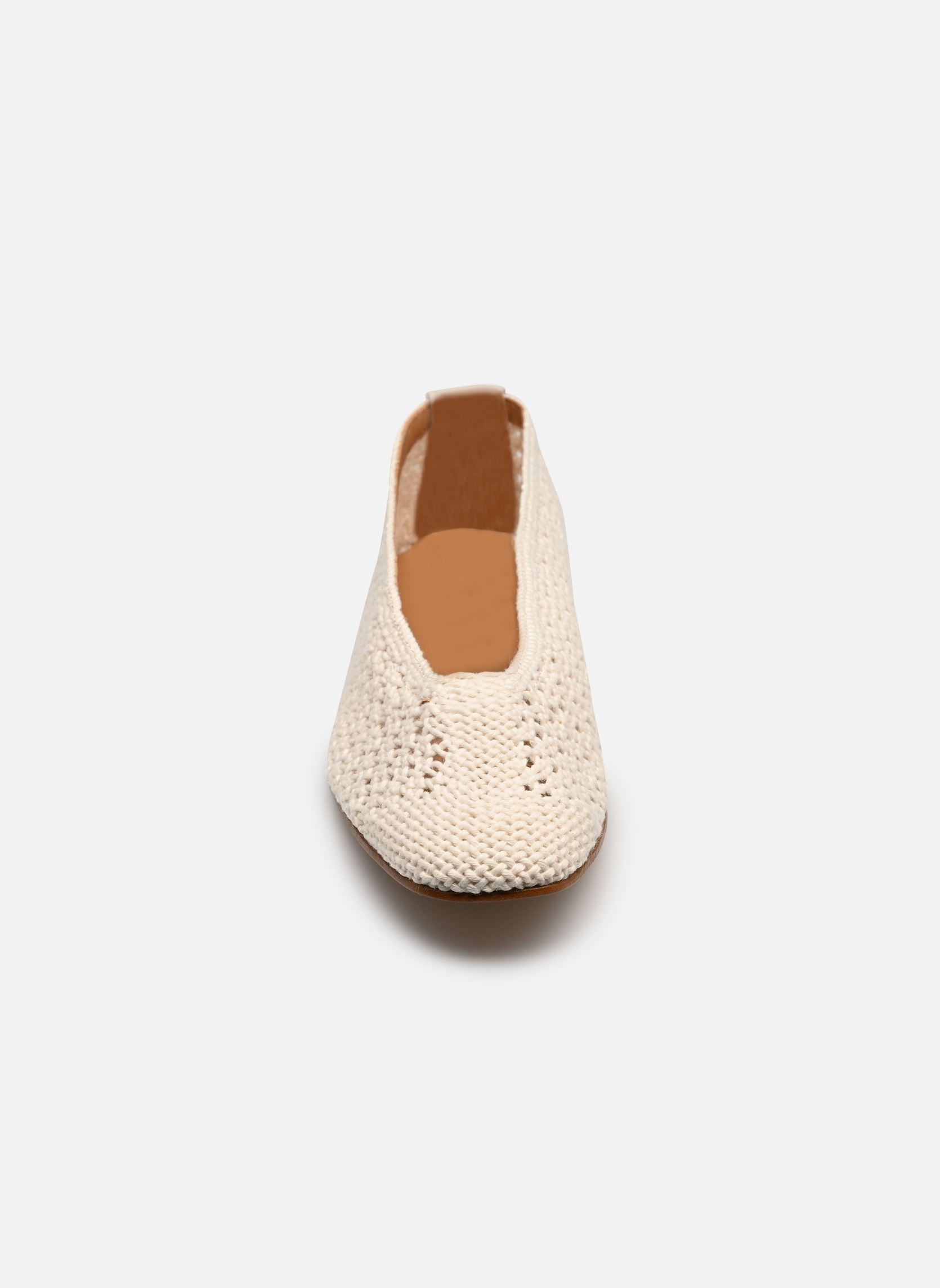 Ballerines classiques Mahi femme blanc Odaje Ballerines classiques Mahi femme blanc TRESSÉ ÉCRU