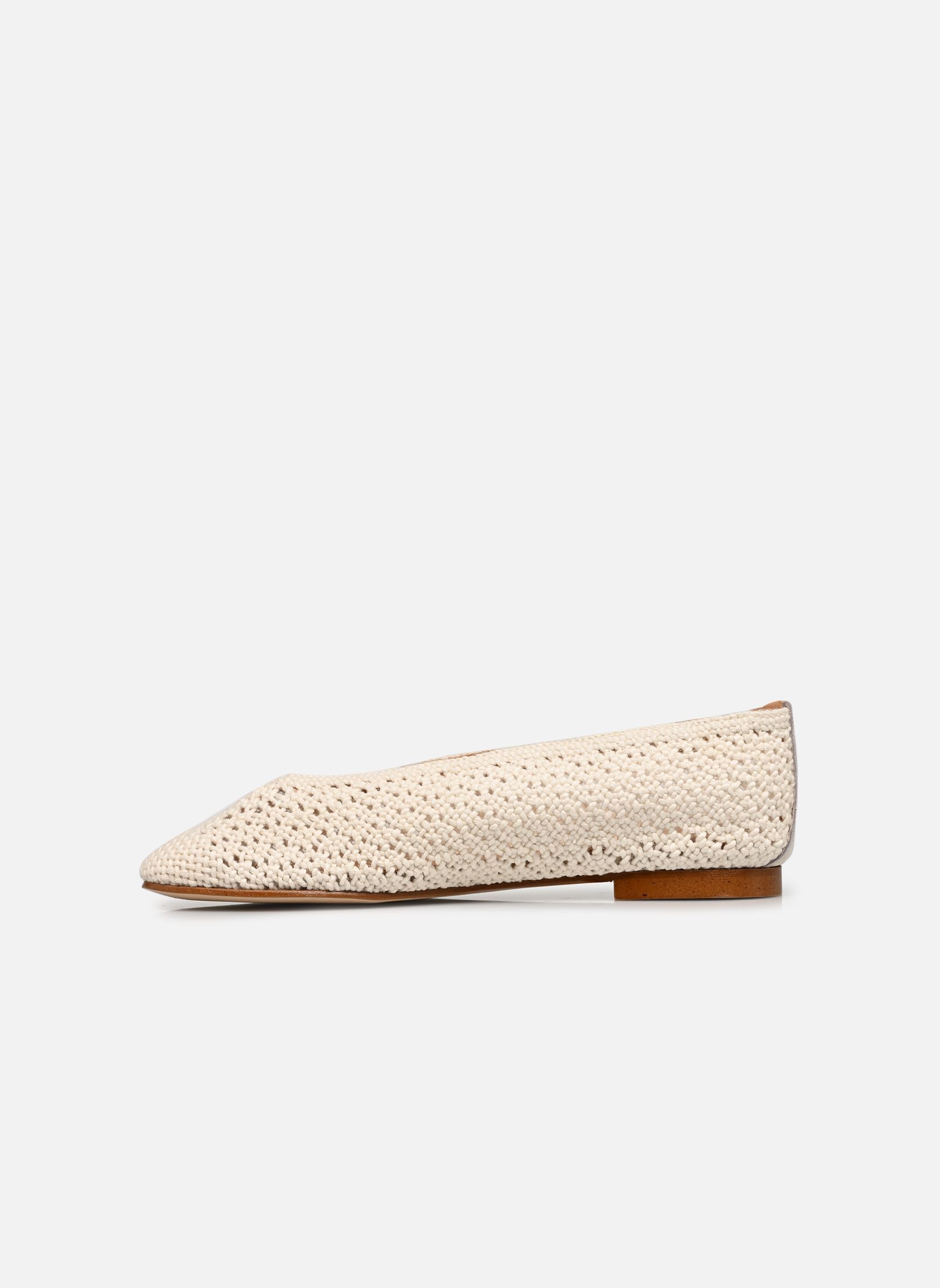 Ballerines classiques Mahi femme blanc Odaje Ballerines classiques Mahi femme blanc TRESSÉ ÉCRU