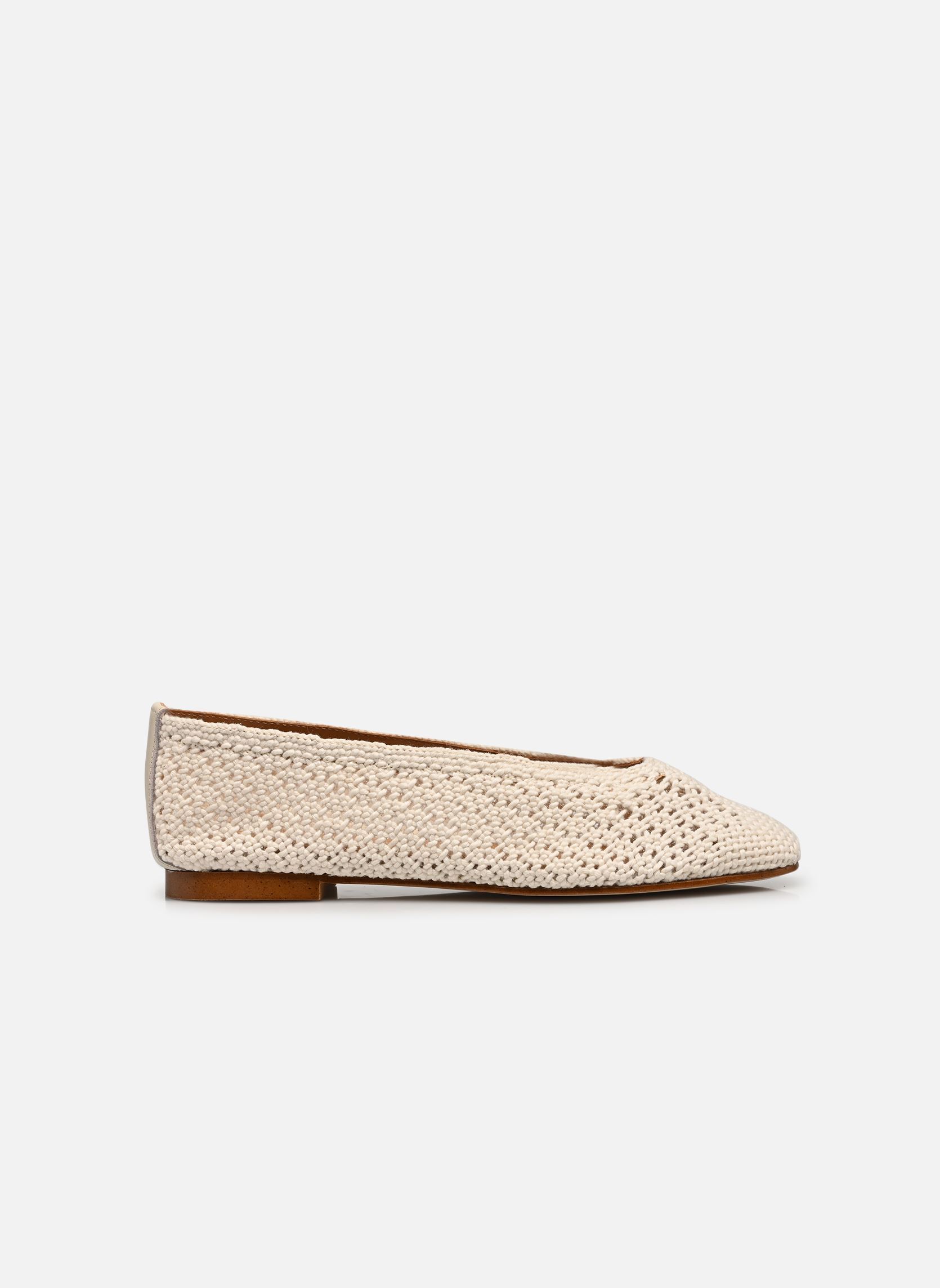 Ballerines classiques Mahi femme blanc Odaje Ballerines classiques Mahi femme blanc TRESSÉ ÉCRU