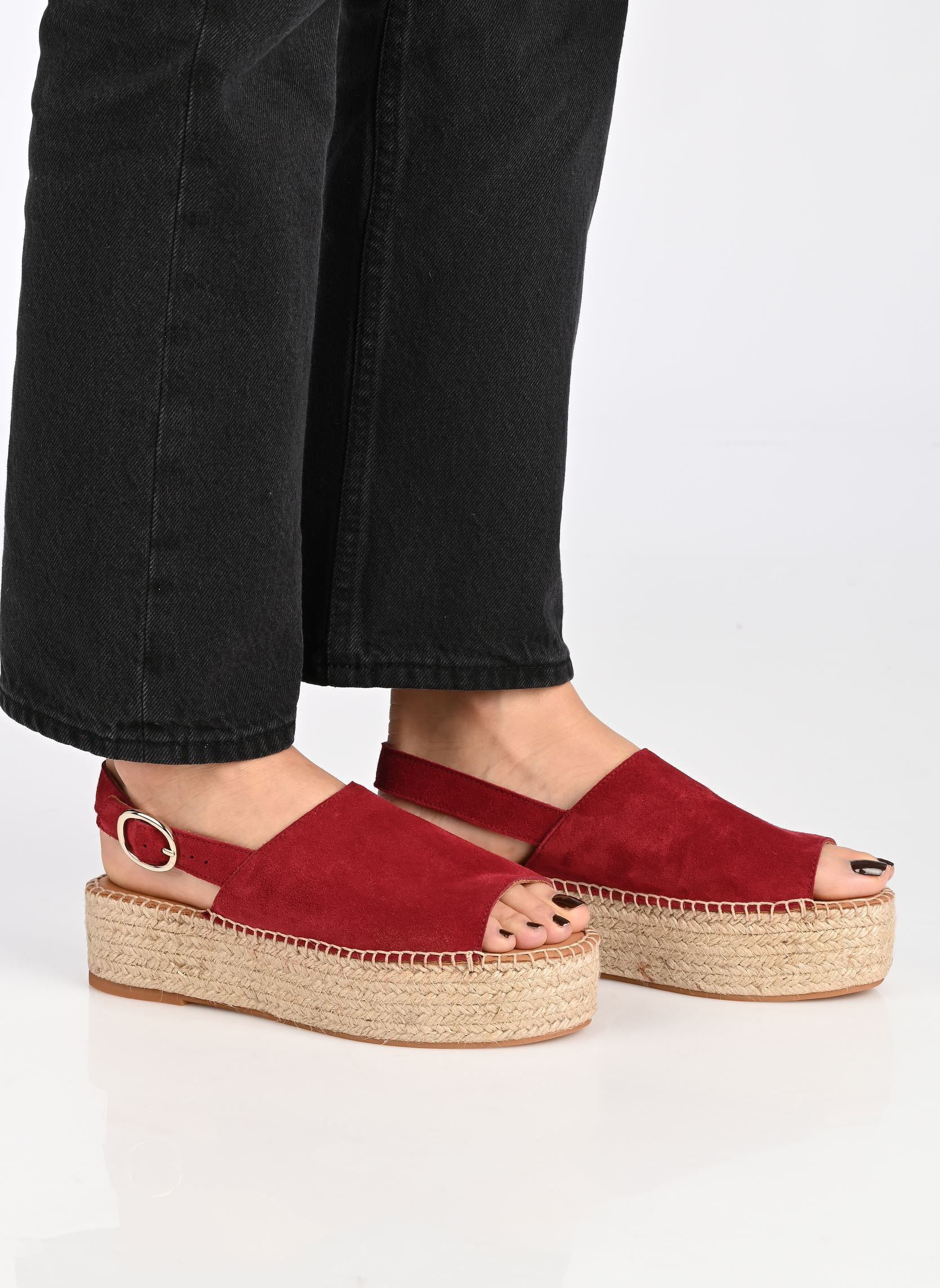 Espadrilles compensées et plateformes Maya femme rose Odaje Espadrilles compensées et plateformes Maya femme rose SUÈDE POURPRE