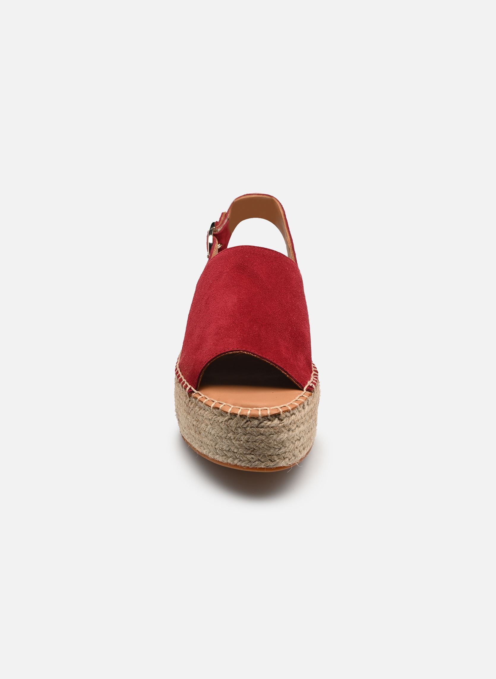 Espadrilles compensées et plateformes Maya femme rose Odaje Espadrilles compensées et plateformes Maya femme rose SUÈDE POURPRE