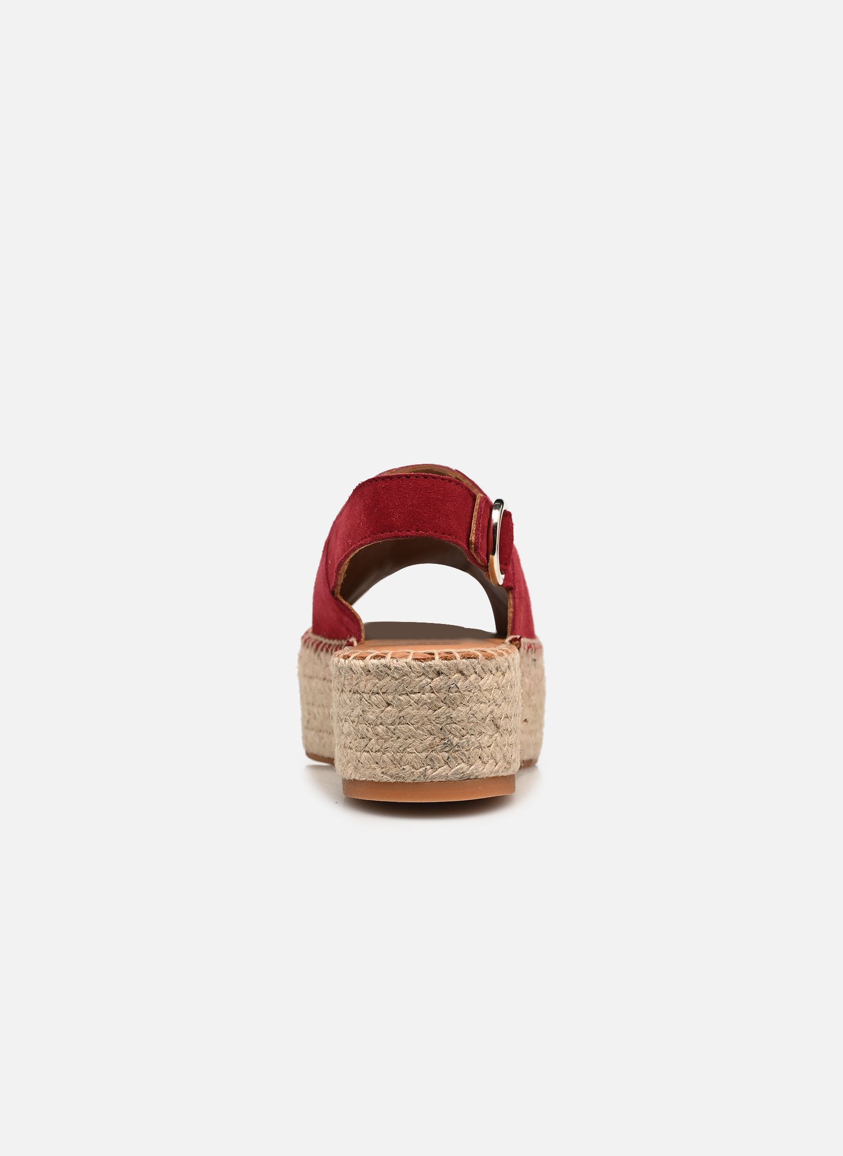 Espadrilles compensées et plateformes Maya femme rose Odaje Espadrilles compensées et plateformes Maya femme rose SUÈDE POURPRE