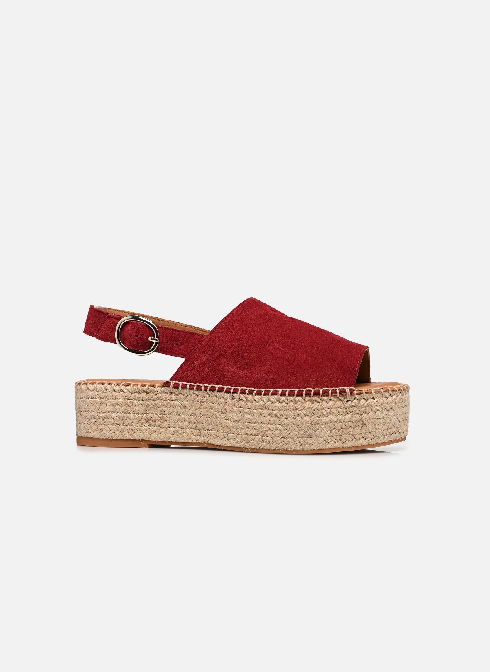 Espadrilles compensées et plateformes Maya femme rose Odaje Espadrilles compensées et plateformes Maya femme rose SUÈDE POURPRE