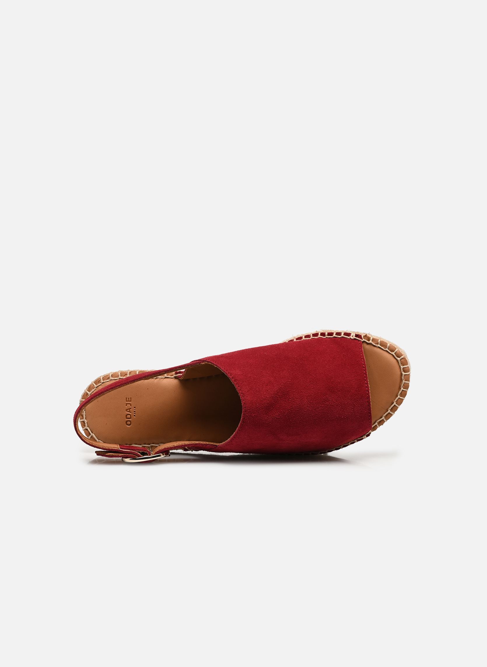 Espadrilles compensées et plateformes Maya femme rose Odaje Espadrilles compensées et plateformes Maya femme rose SUÈDE POURPRE