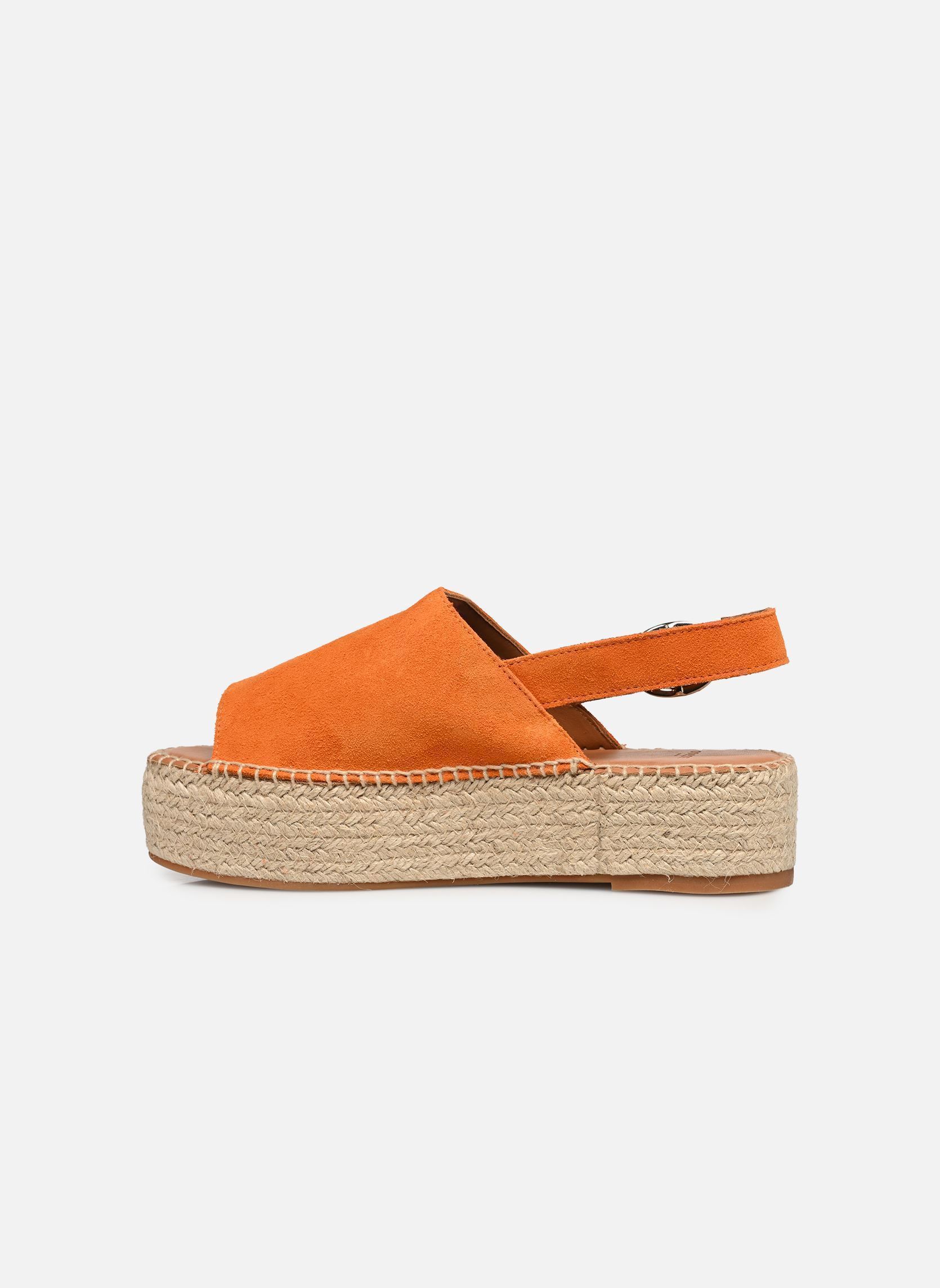 Espadrilles compensées et plateformes Maya femme orange Odaje Espadrilles compensées et plateformes Maya femme orange SUÈDE ORANGE