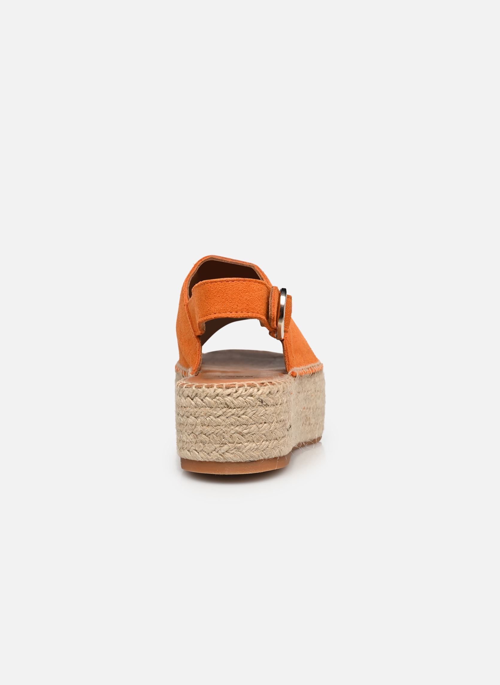 Espadrilles compensées et plateformes Maya femme orange Odaje Espadrilles compensées et plateformes Maya femme orange SUÈDE ORANGE