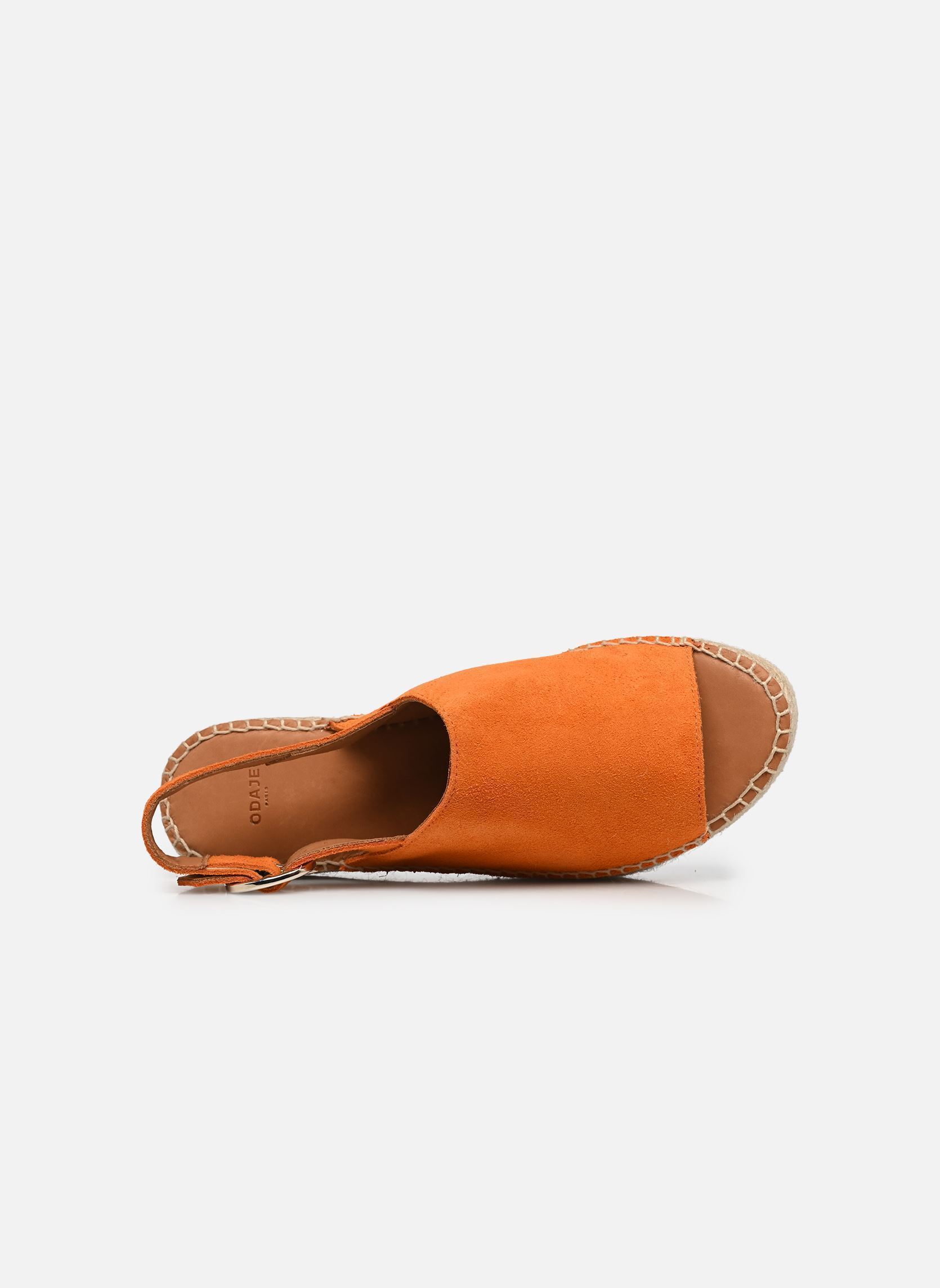Espadrilles compensées et plateformes Maya femme orange Odaje Espadrilles compensées et plateformes Maya femme orange SUÈDE ORANGE