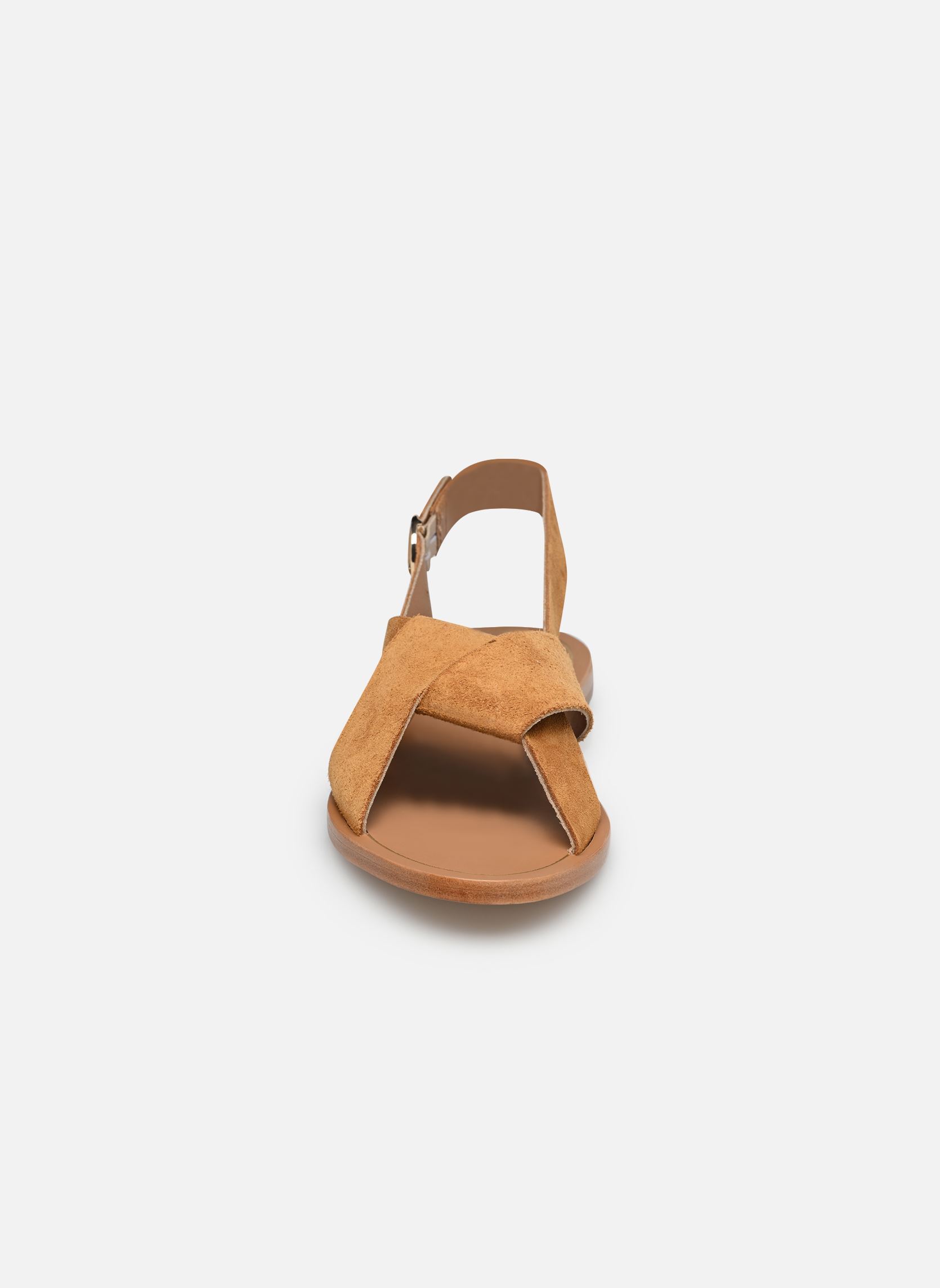 Sandales plates Paloma femme marron Odaje Sandales plates Paloma femme marron SUÈDE AMBRE