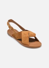 Sandales plates Paloma femme marron