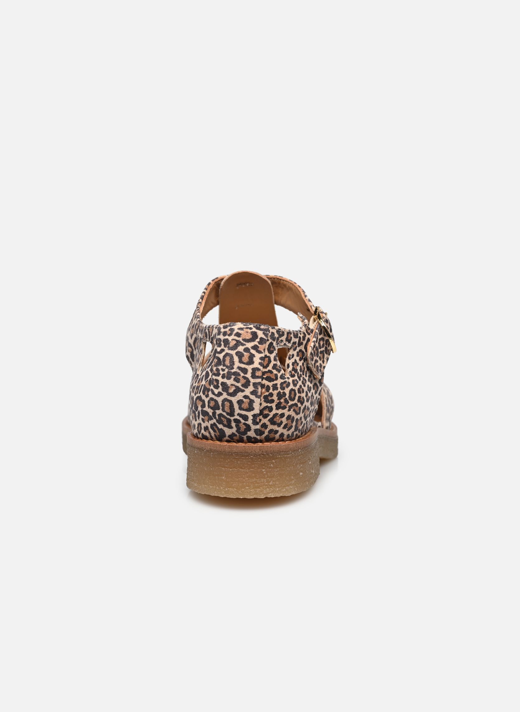 Flache Sandalen Charlie damen braun Odaje Flache Sandalen Charlie damen braun CUIR LÉOPARD