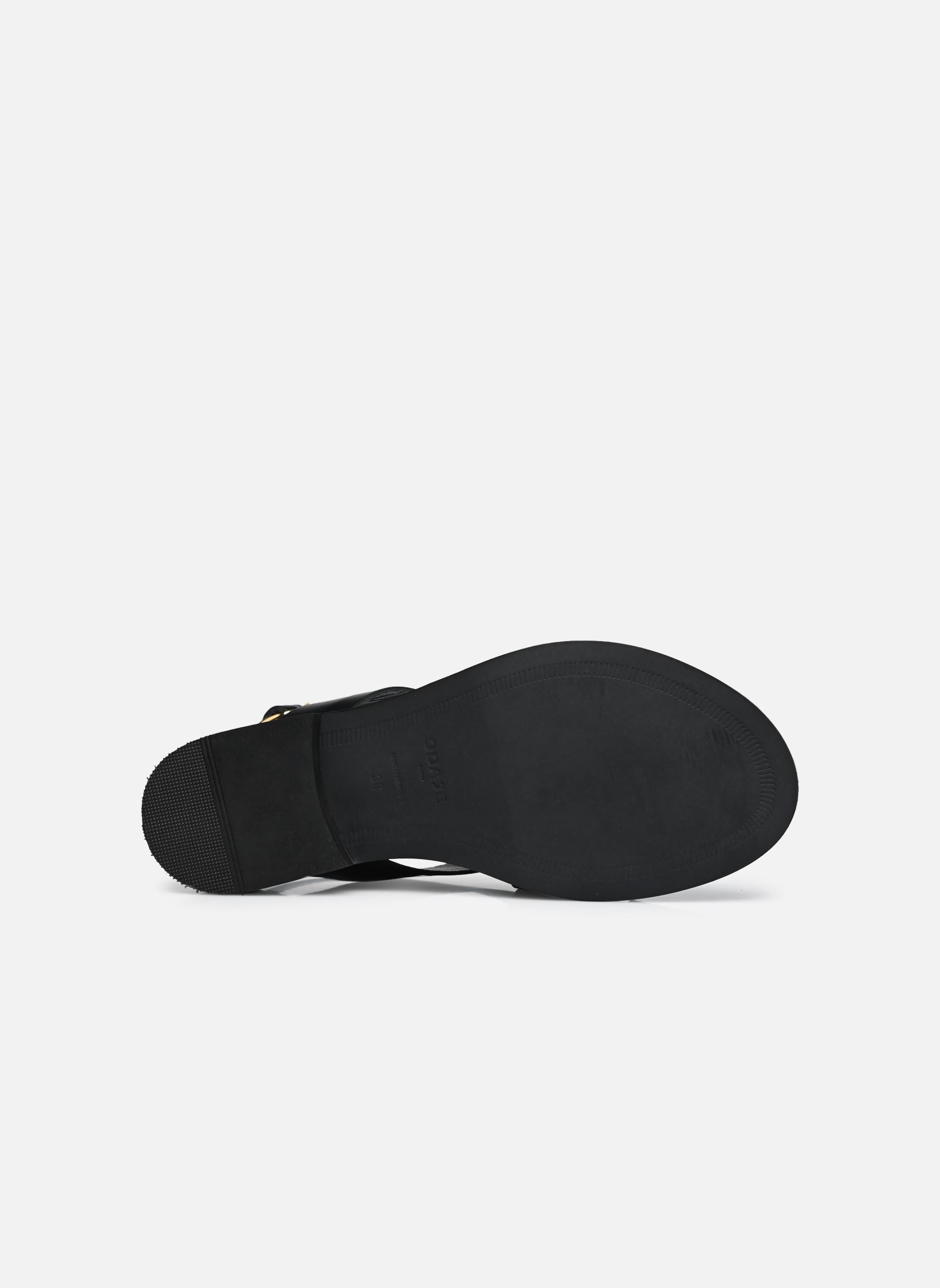 Flache Sandalen Iris damen schwarz Odaje Flache Sandalen Iris damen schwarz CUIR NOIR
