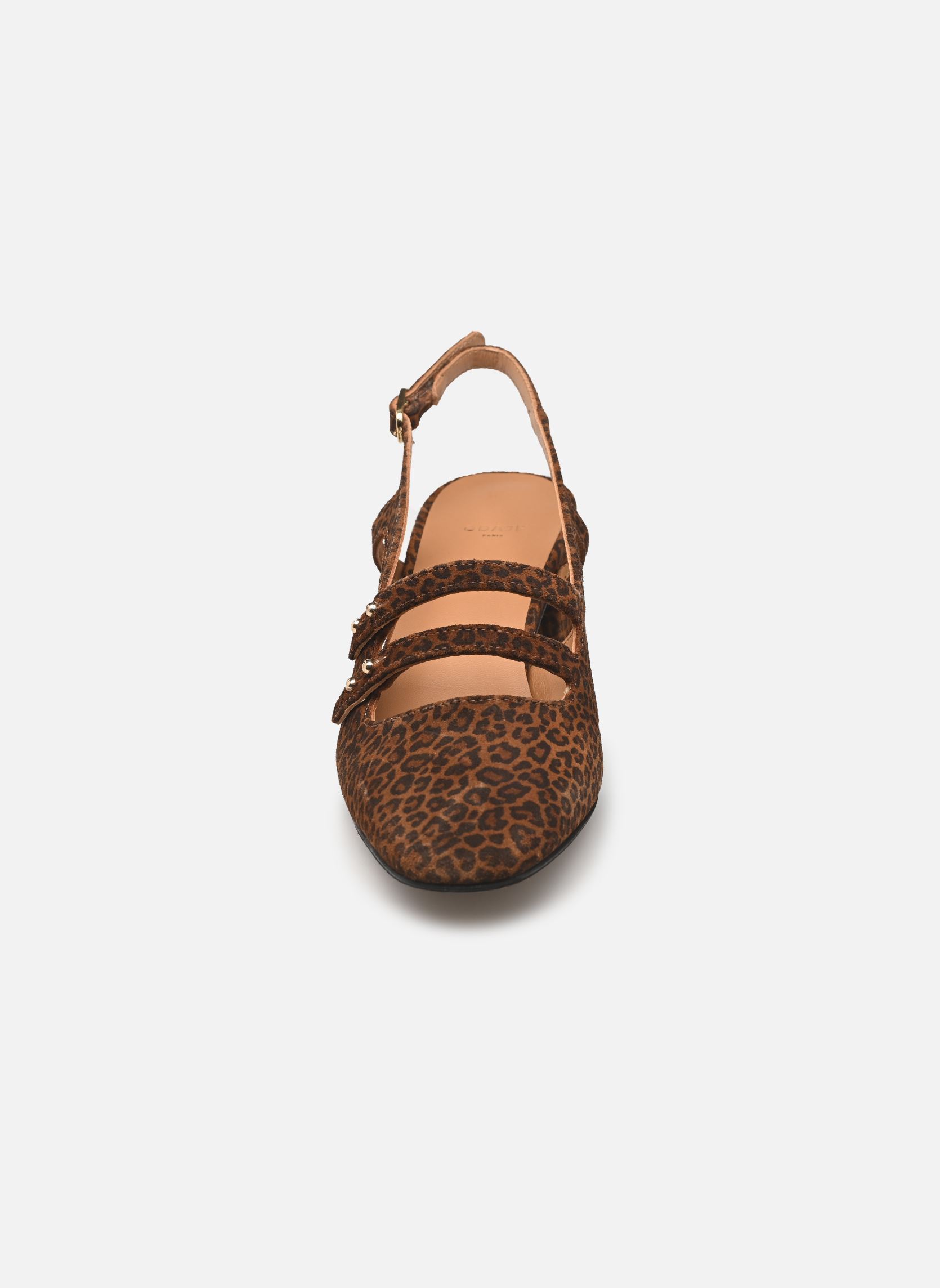 Slingback pumps Soline dames bruin Odaje Slingback pumps Soline dames bruin SUÈDE LÉO