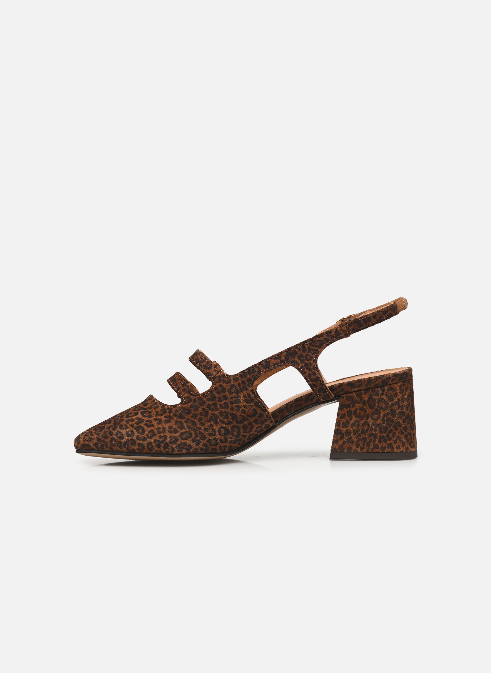 Slingback pumps Soline dames bruin Odaje Slingback pumps Soline dames bruin SUÈDE LÉO