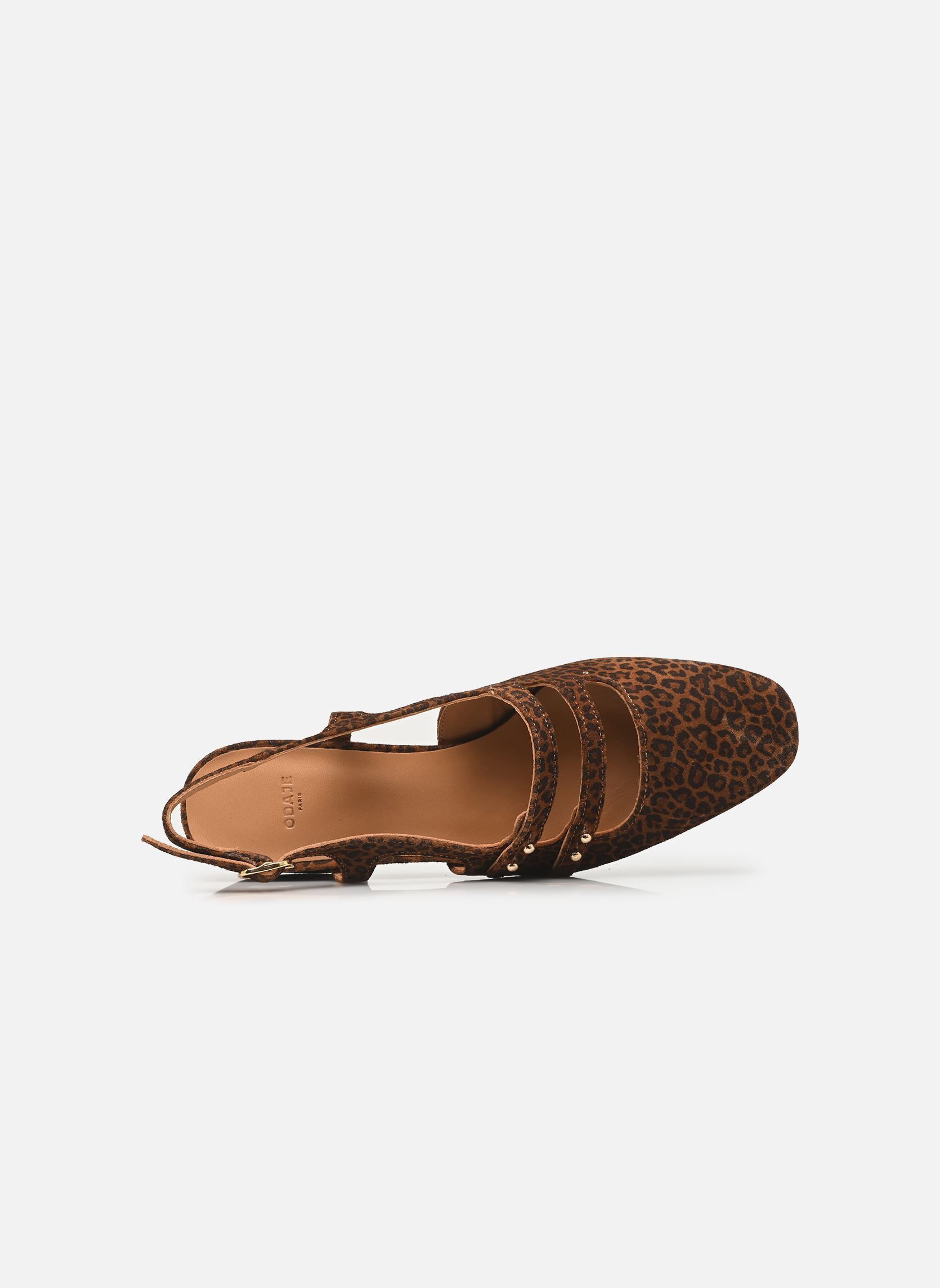 Slingback pumps Soline dames bruin Odaje Slingback pumps Soline dames bruin SUÈDE LÉO