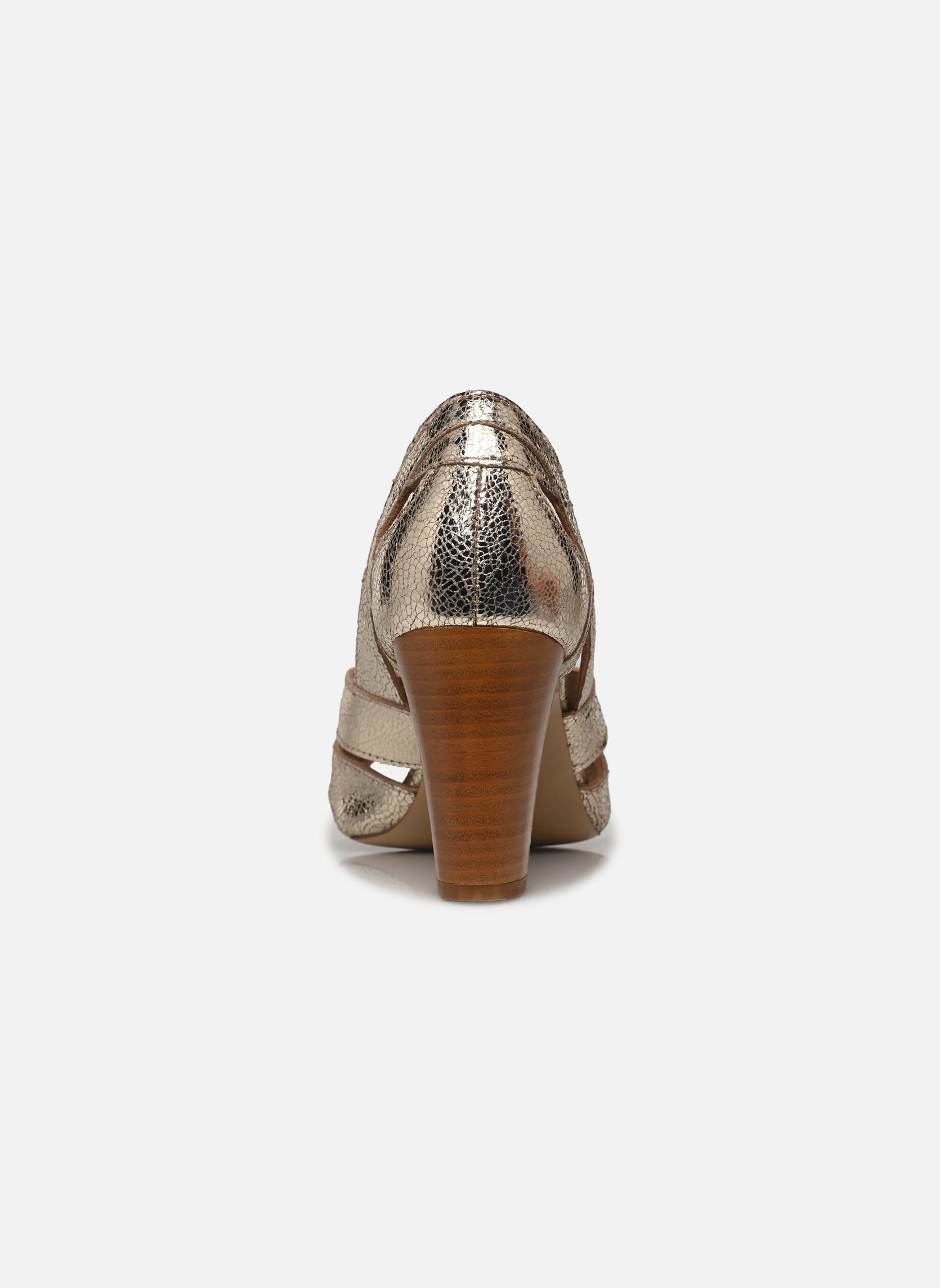 Décolleté a punta aperta Clémentine H donna oro e bronzo Odaje Décolleté a punta aperta Clémentine H donna oro e bronzo CUIR GRAINÉ CHAMPAGNE