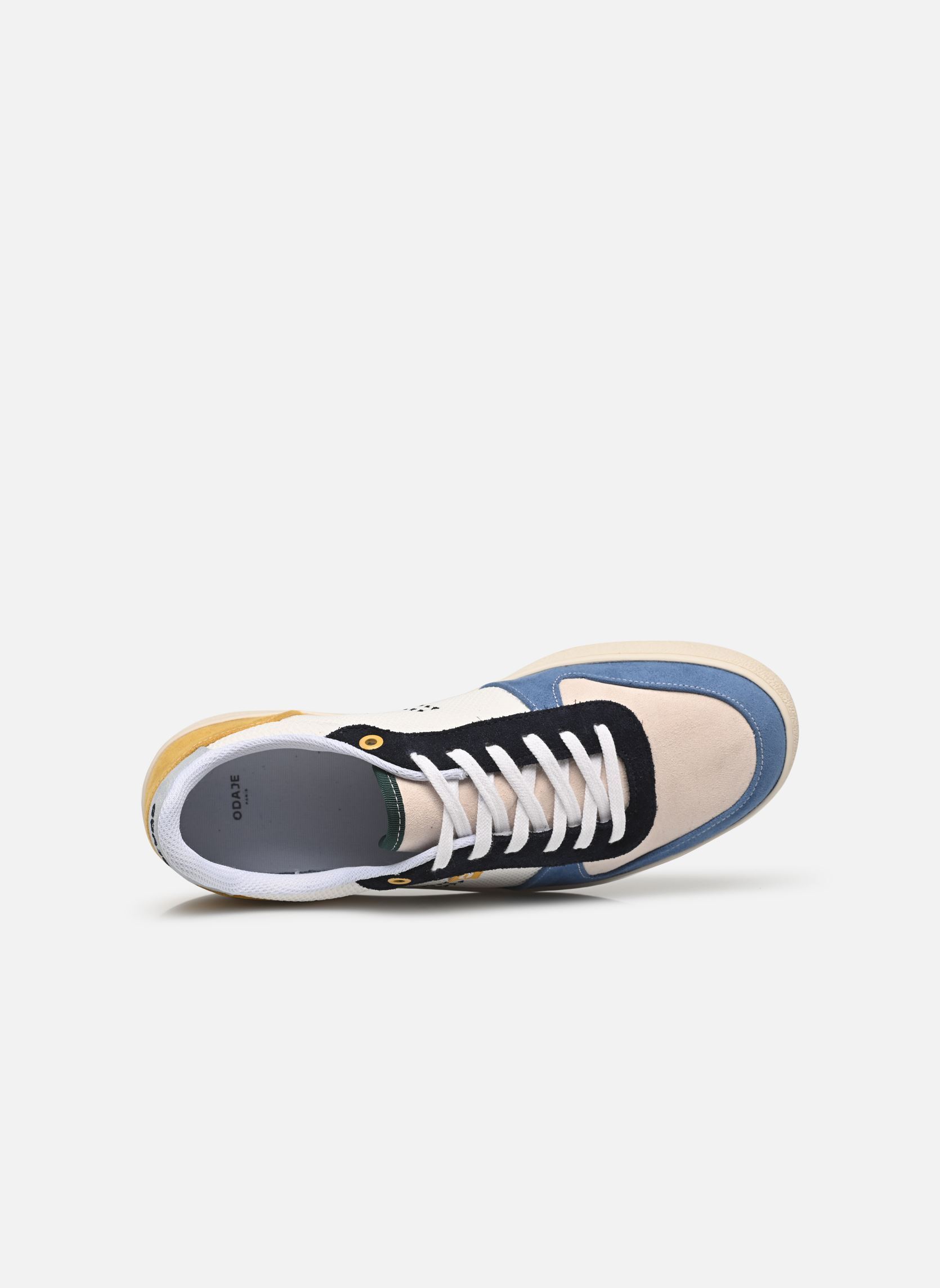 Niedrige Sneaker Arthur herren weiß Odaje Niedrige Sneaker Arthur herren weiß BLEU IVOIRE MARINE