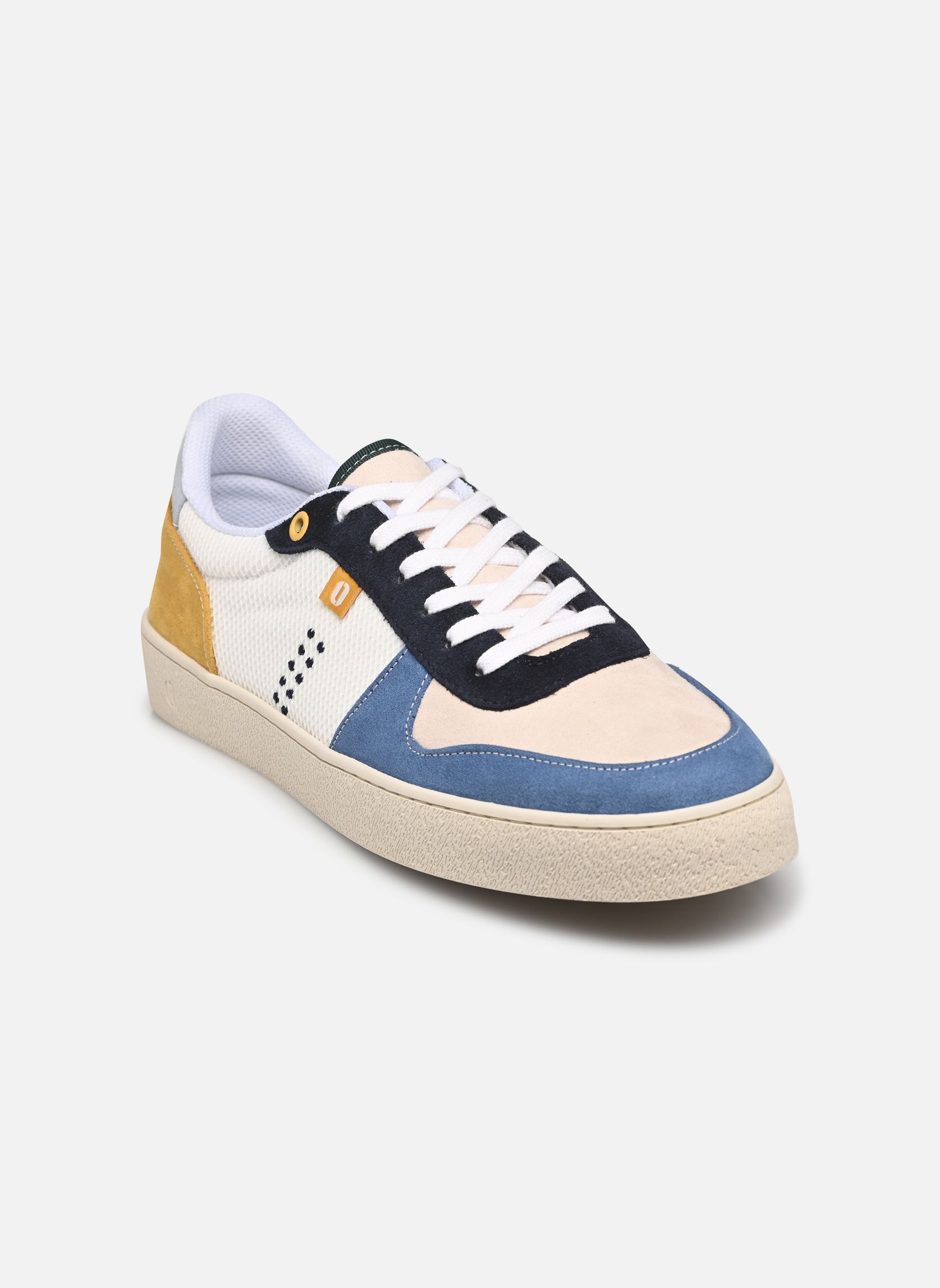 Niedrige Sneaker Arthur herren weiß Odaje Niedrige Sneaker Arthur herren weiß BLEU IVOIRE MARINE