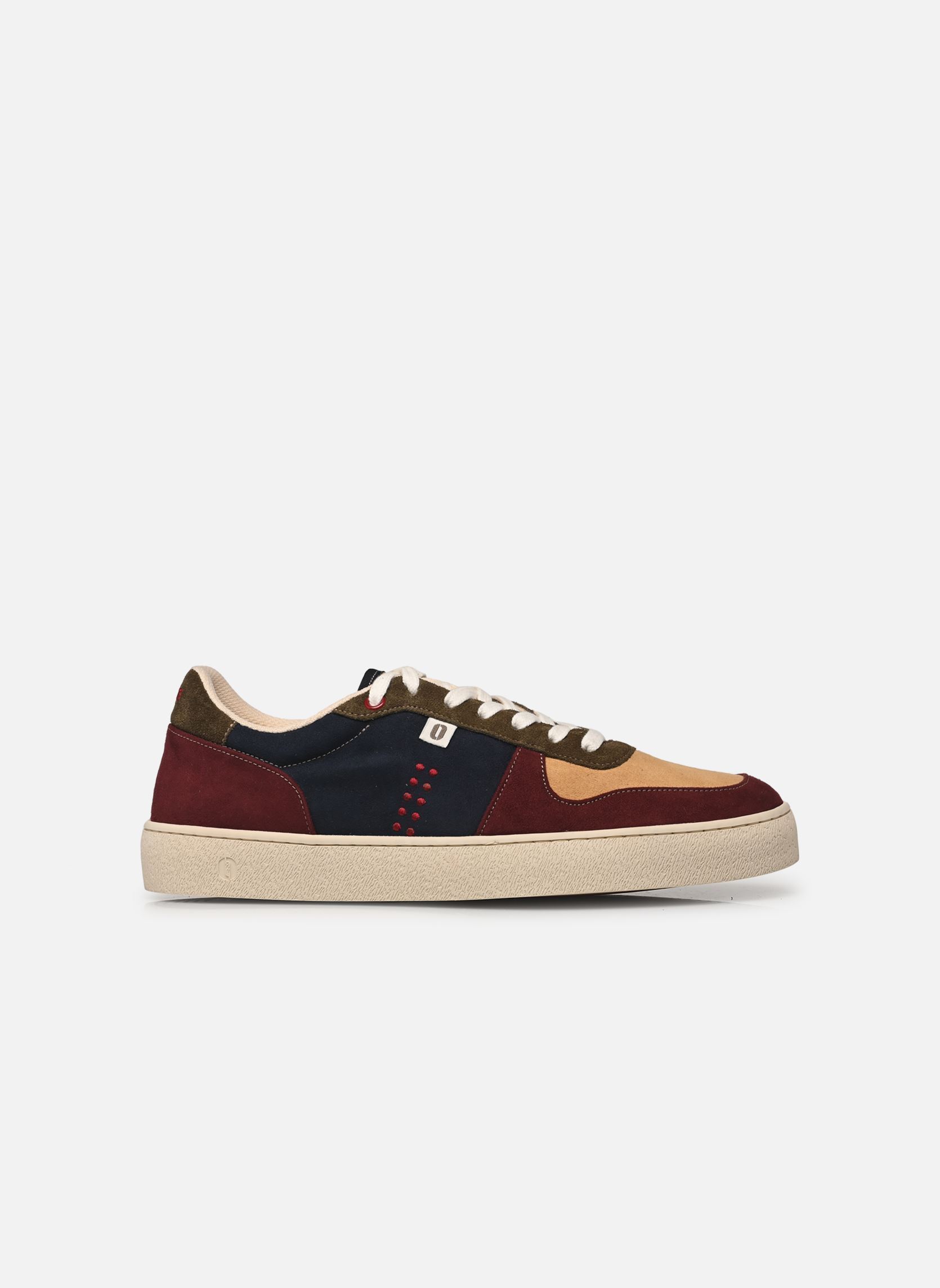 Niedrige Sneaker Arthur herren bordeaux Odaje Niedrige Sneaker Arthur herren bordeaux POURPRE BEIGE KAKI