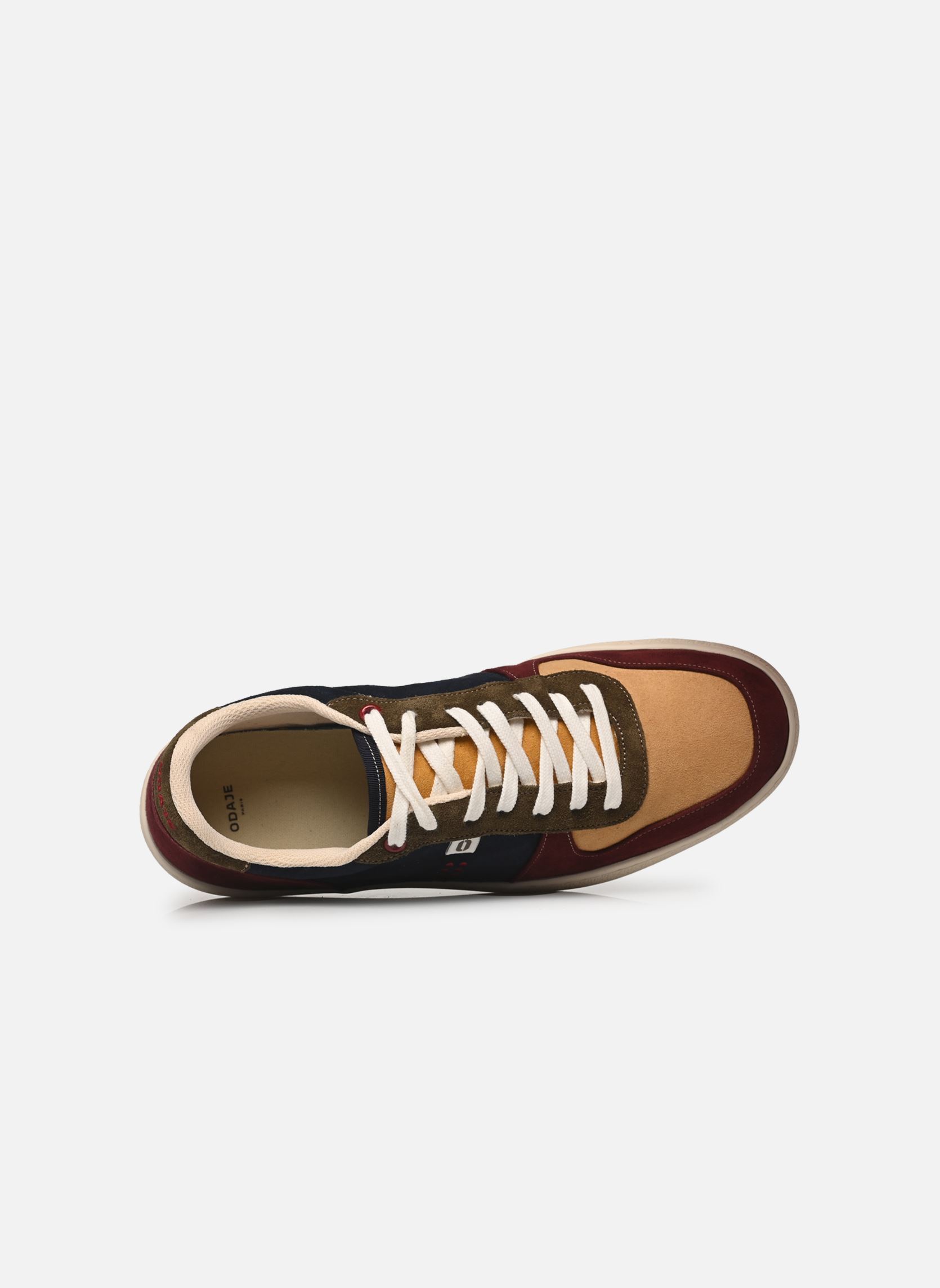 Niedrige Sneaker Arthur herren bordeaux Odaje Niedrige Sneaker Arthur herren bordeaux POURPRE BEIGE KAKI