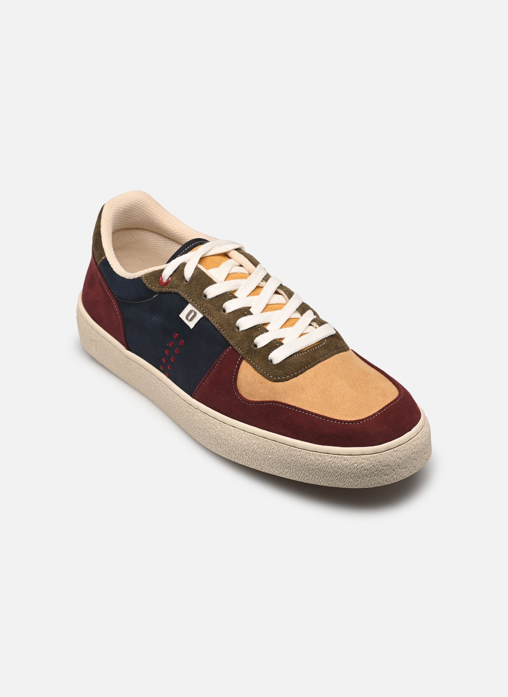 Niedrige Sneaker Arthur herren bordeaux Odaje Niedrige Sneaker Arthur herren bordeaux POURPRE BEIGE KAKI
