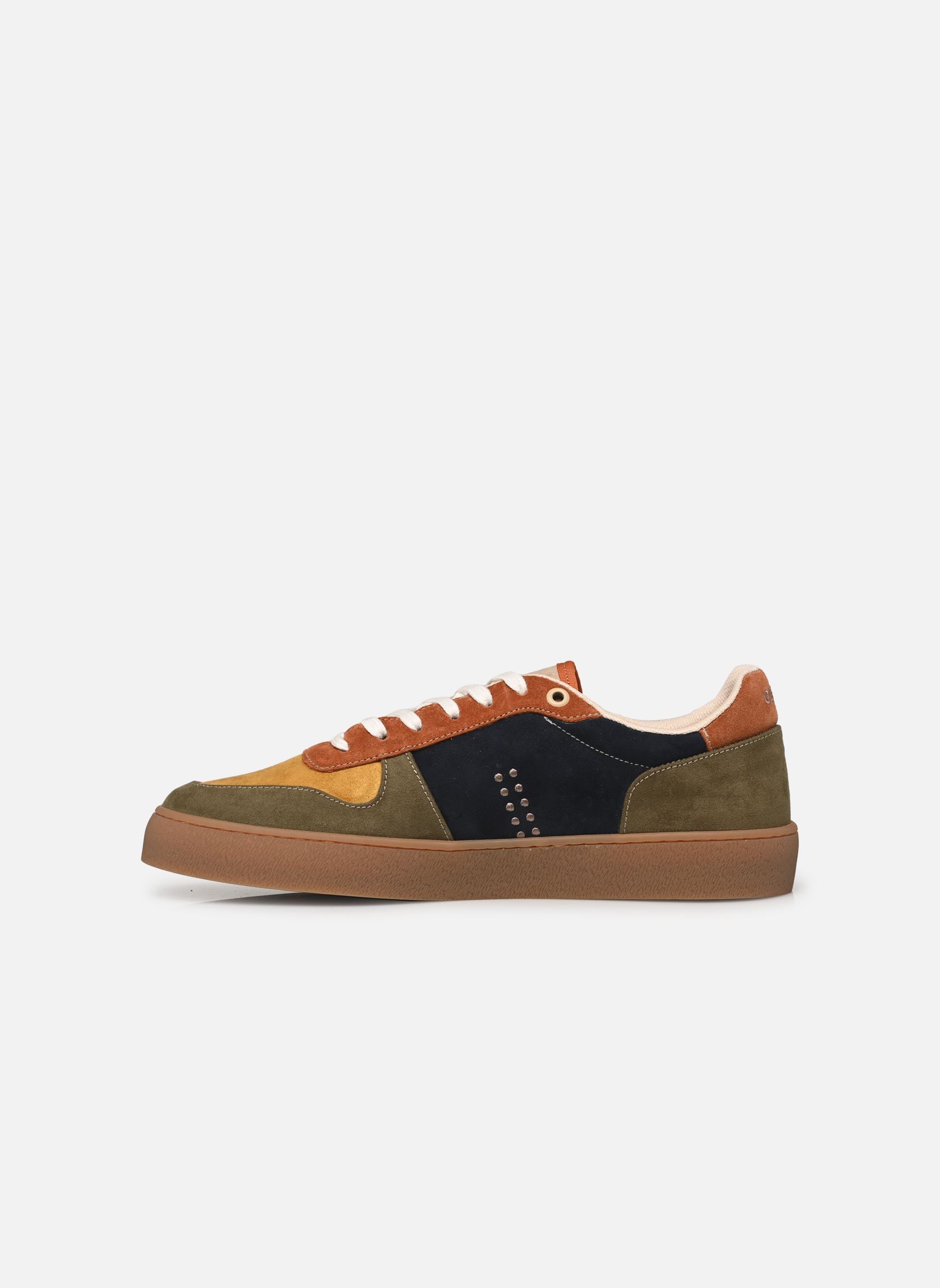 Baskets basses Arthur homme vert Odaje Baskets basses Arthur homme vert KAKI MOUTARDE BRIQUE