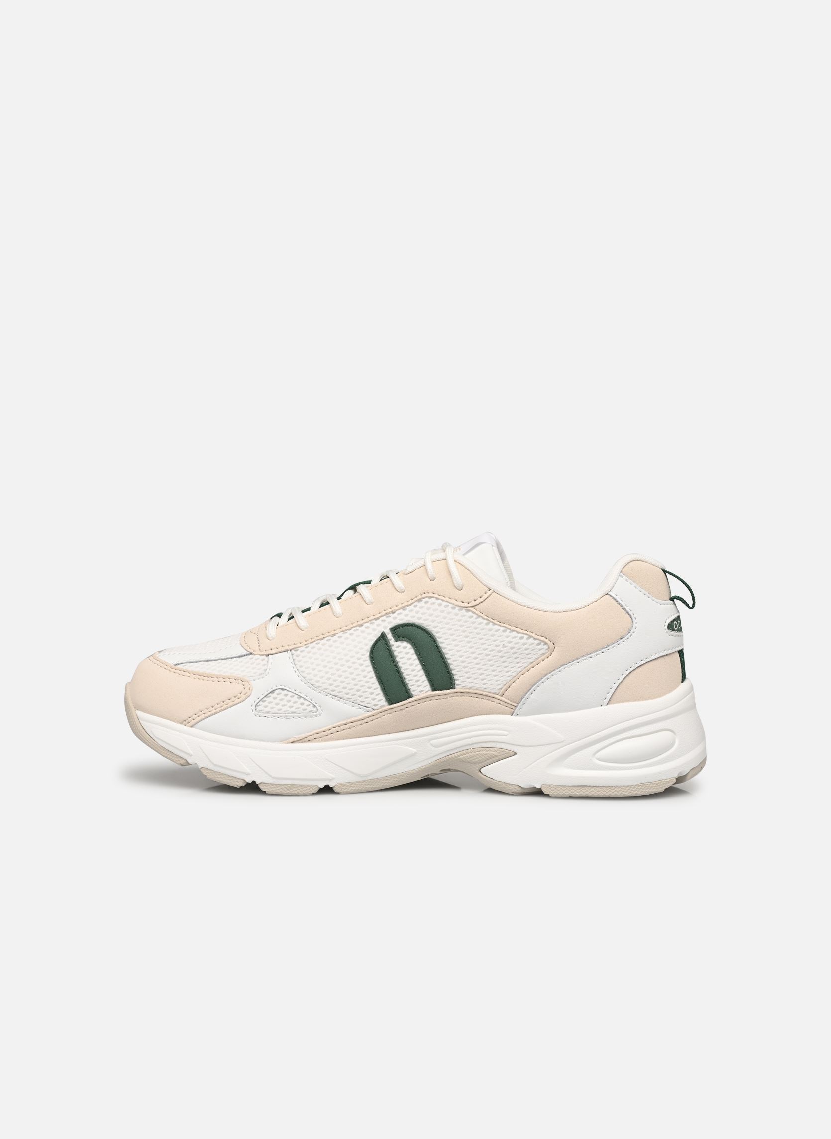 Baskets Max homme blanc Odaje Baskets Max homme blanc BLANC VERT
