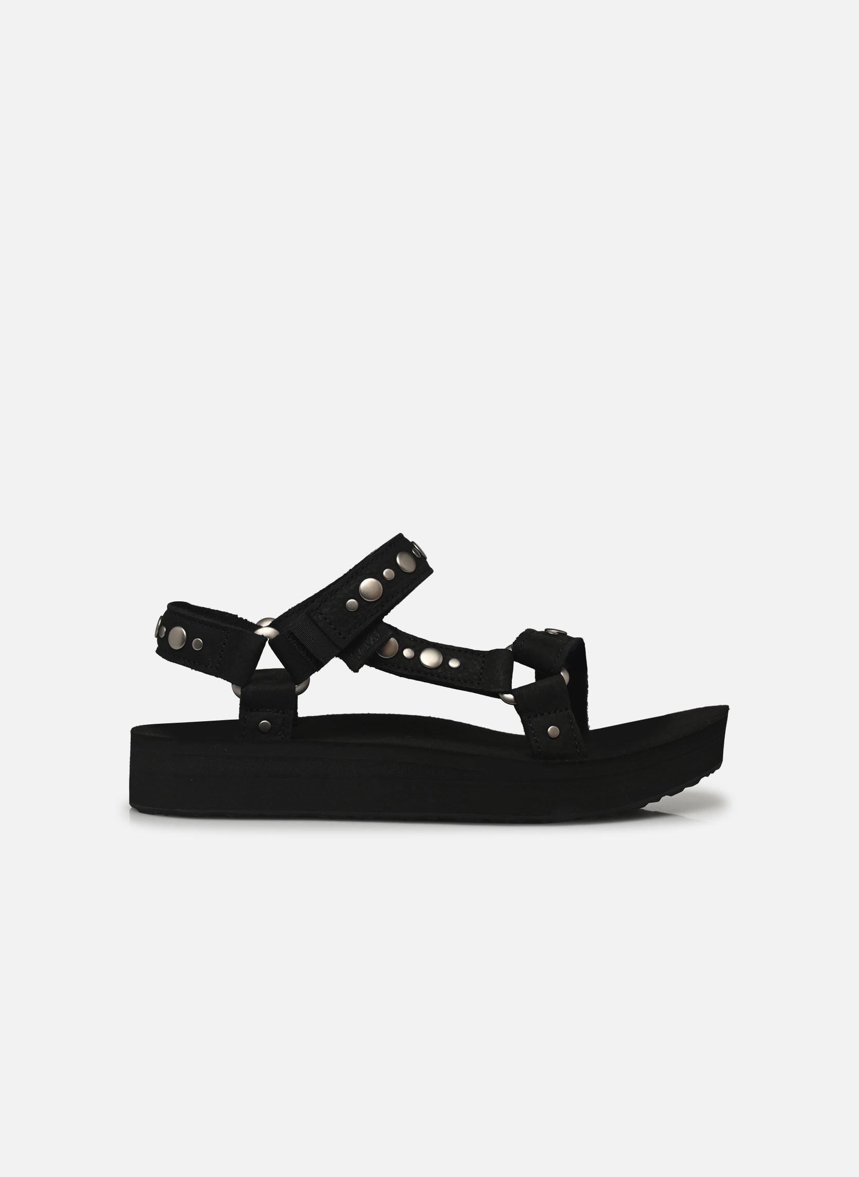 Keil- und Plateausandalen Midform Universal Studded damen schwarz Teva Keil- und Plateausandalen Midform Universal Studded damen schwarz Black