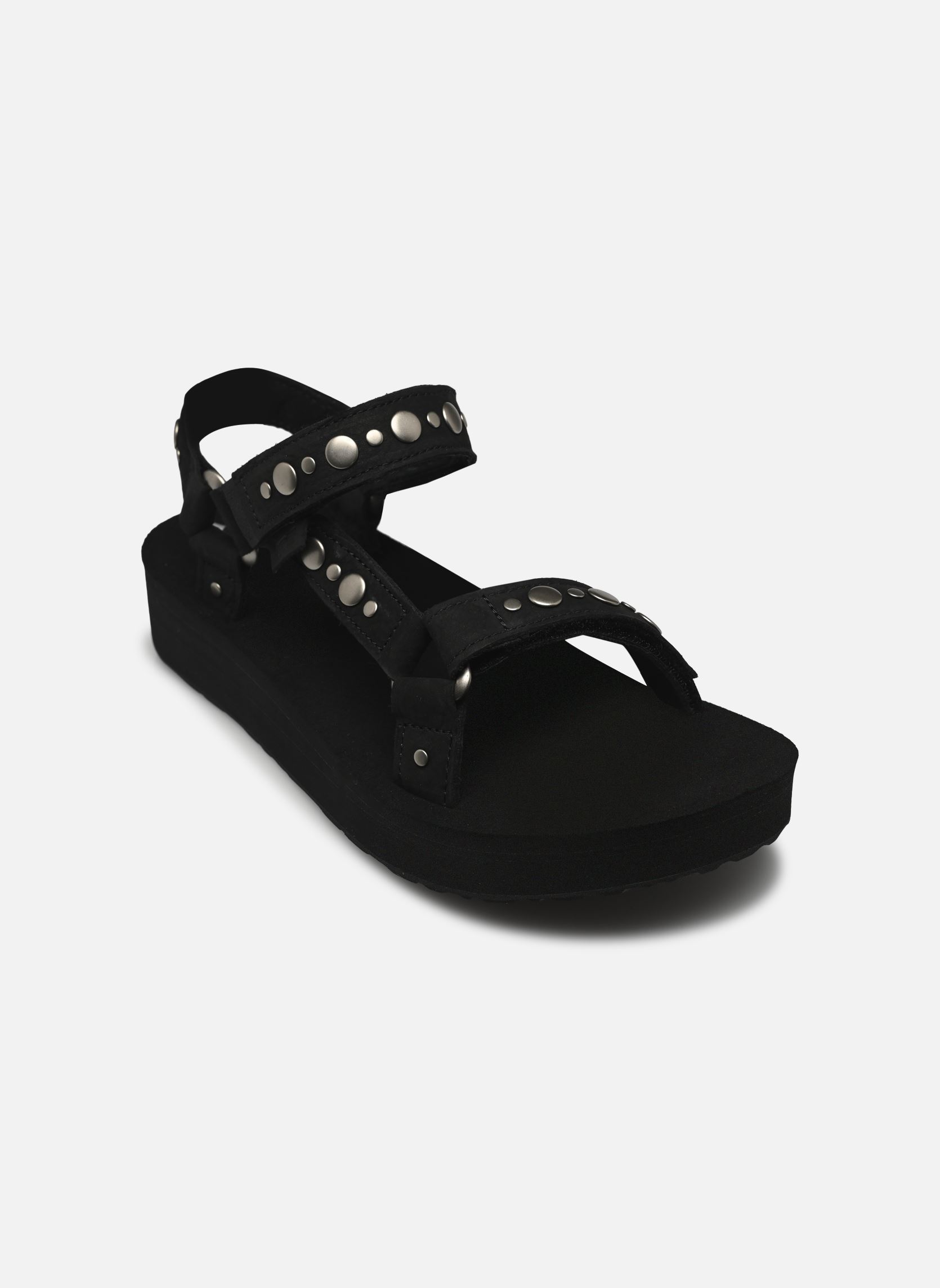 Keil- und Plateausandalen Midform Universal Studded damen schwarz Teva Keil- und Plateausandalen Midform Universal Studded damen schwarz Black