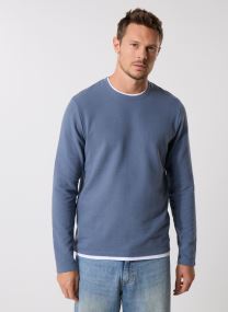 Langarm-T-Shirts TURIN herren blau Marvin&Co Langarm-T-Shirts TURIN herren blau CHINA BLUE