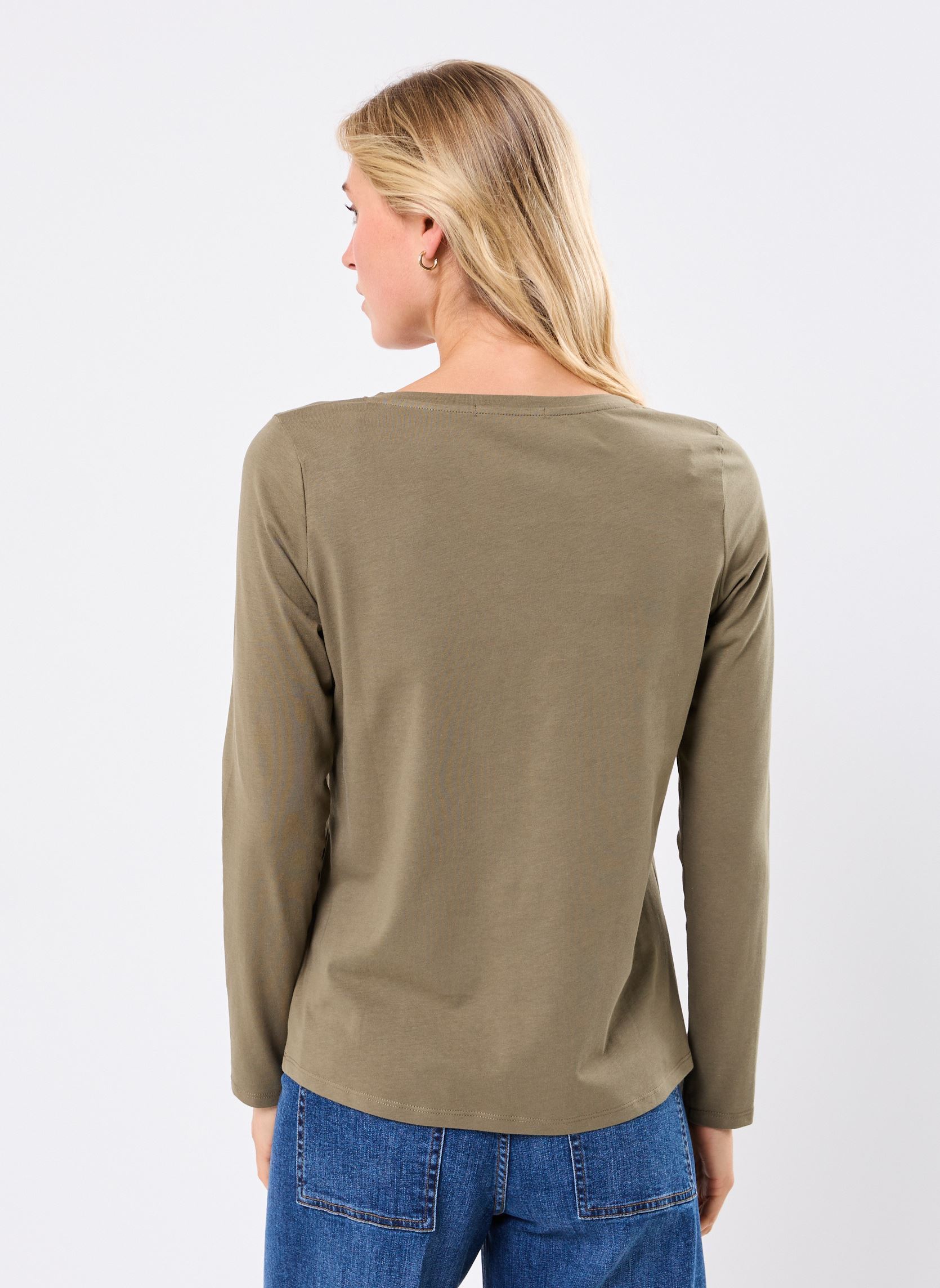 Langarm-T-Shirts TEVA damen grün MADE BY Langarm-T-Shirts TEVA damen grün DUSTY OLIVE