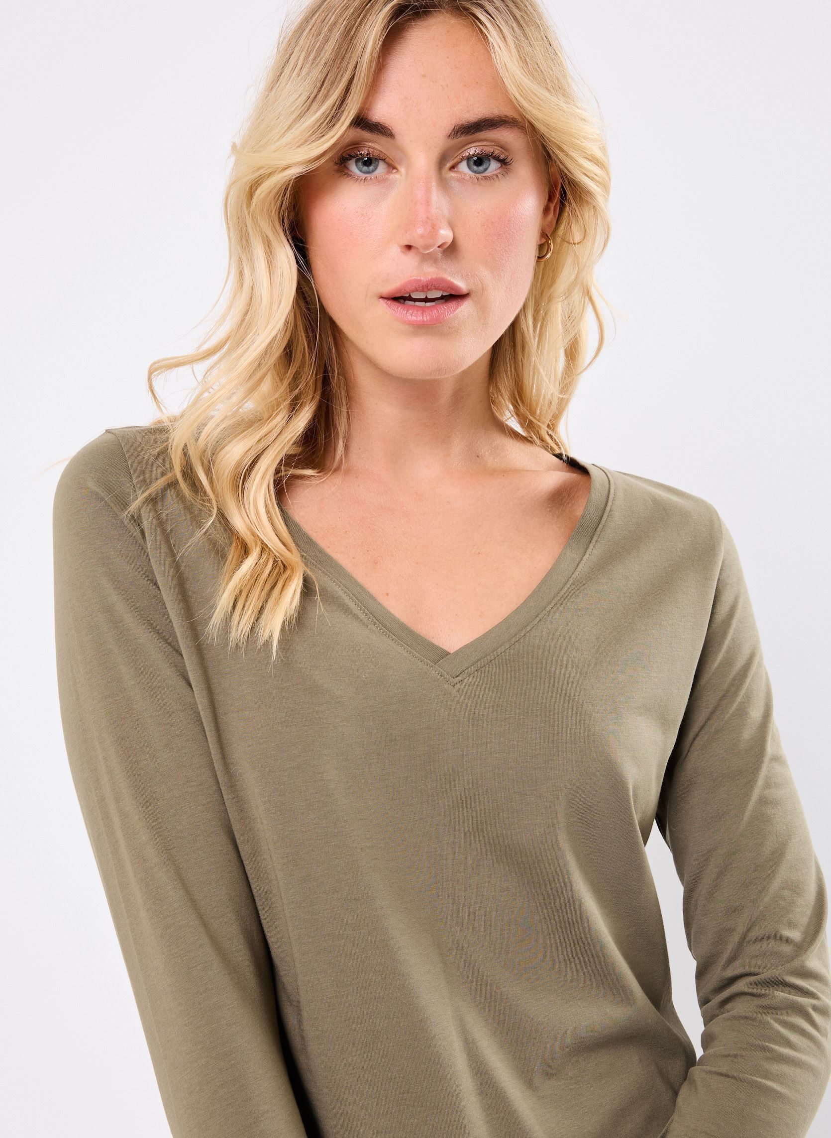 Langarm-T-Shirts TEVA damen grün MADE BY Langarm-T-Shirts TEVA damen grün DUSTY OLIVE