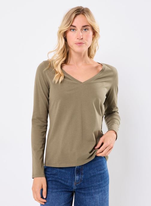 MADE BY Tee-shirts manches longues TEVA femme vert