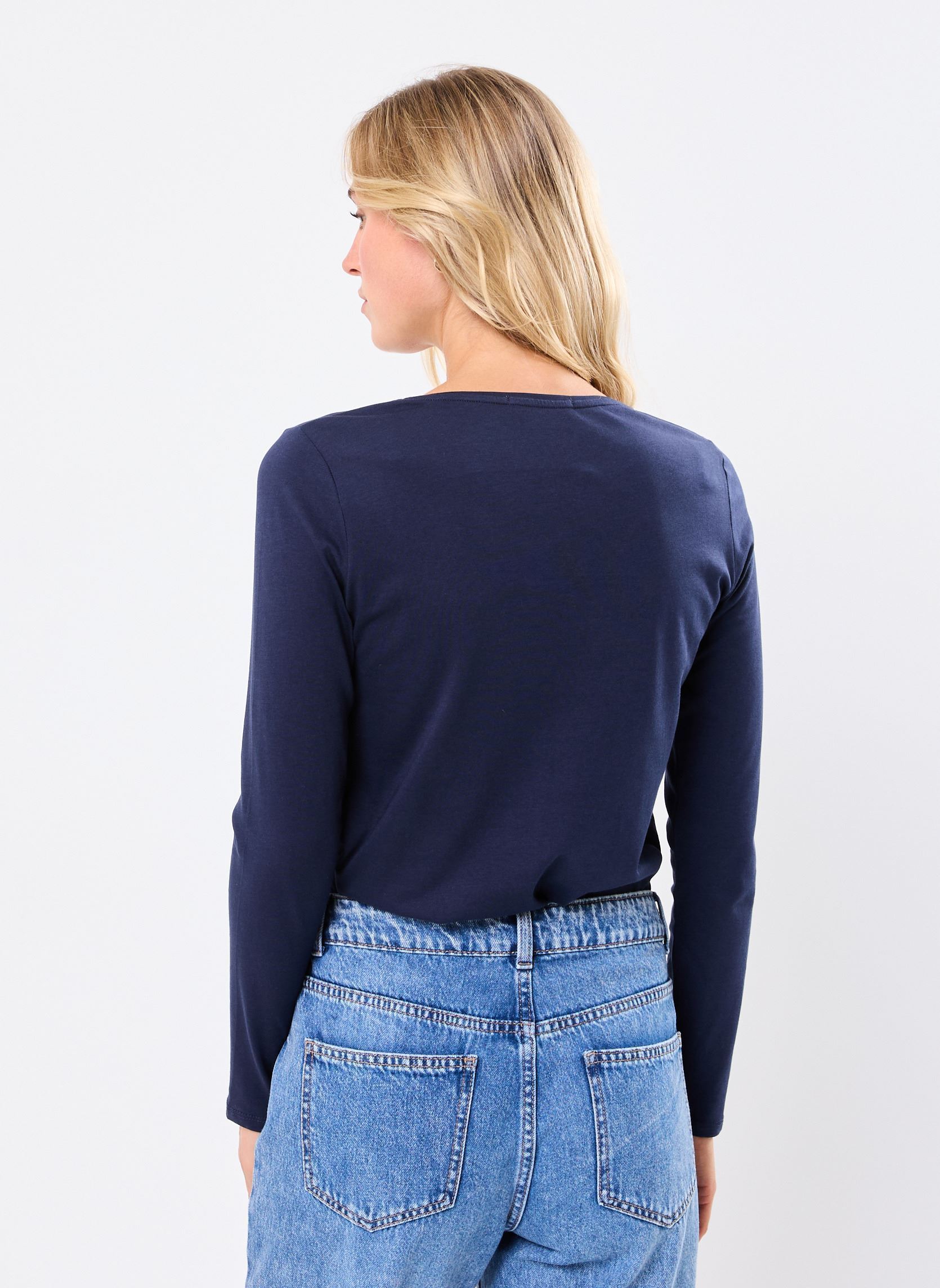 Langarm-T-Shirts TESS damen blau MADE BY Langarm-T-Shirts TESS damen blau Black Iris