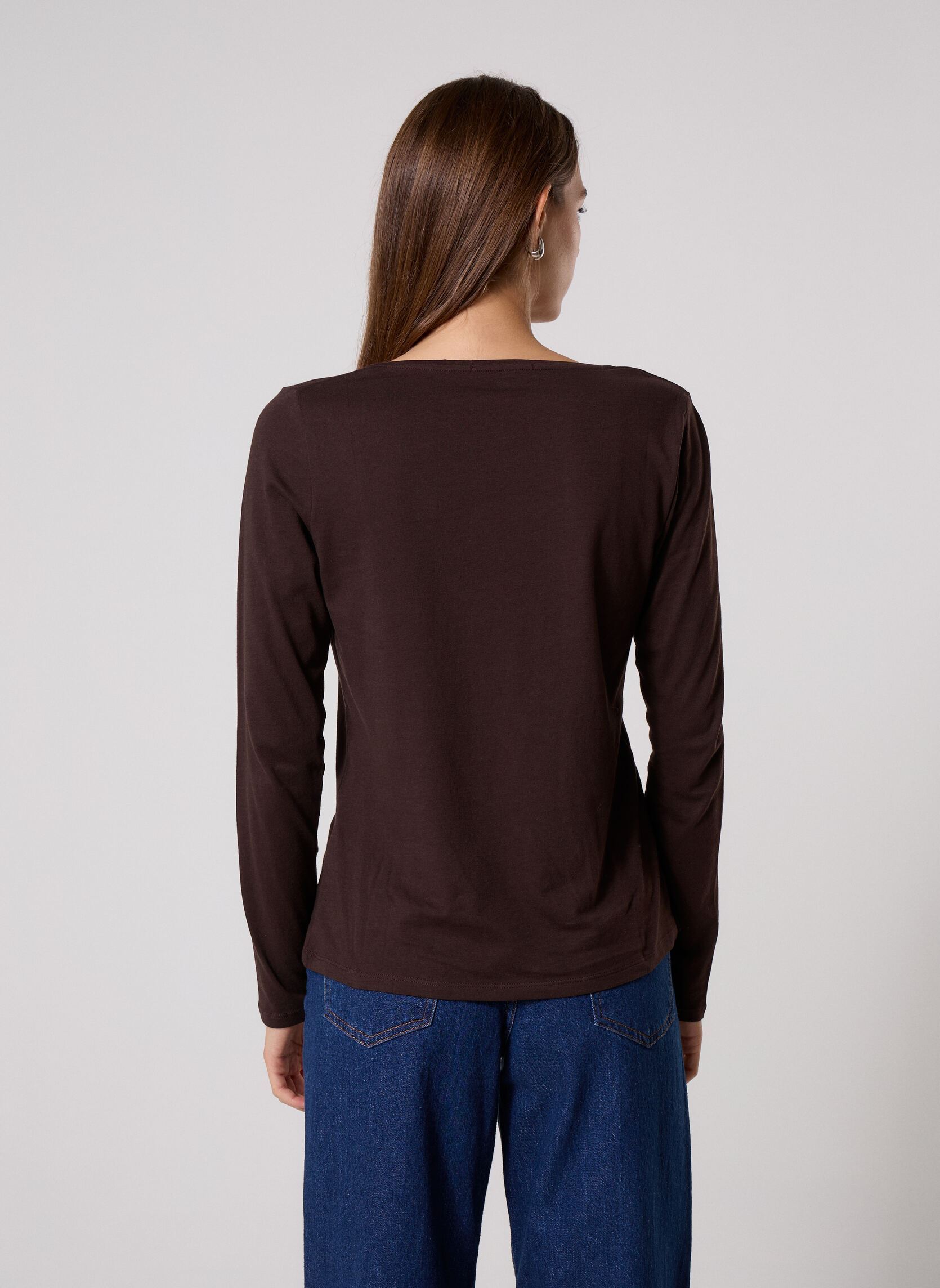 Tee-shirts TESS femme marron MADE BY Tee-shirts TESS femme marron BLACK COFFEE
