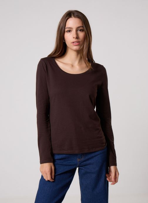 MADE BY Tee-shirts TESS femme marron