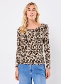 Tee-shirts manches longues TESSLEO femme beige MADE BY Tee-shirts manches longues TESSLEO femme beige IMP_LEOPARD SMALL_BEIGE