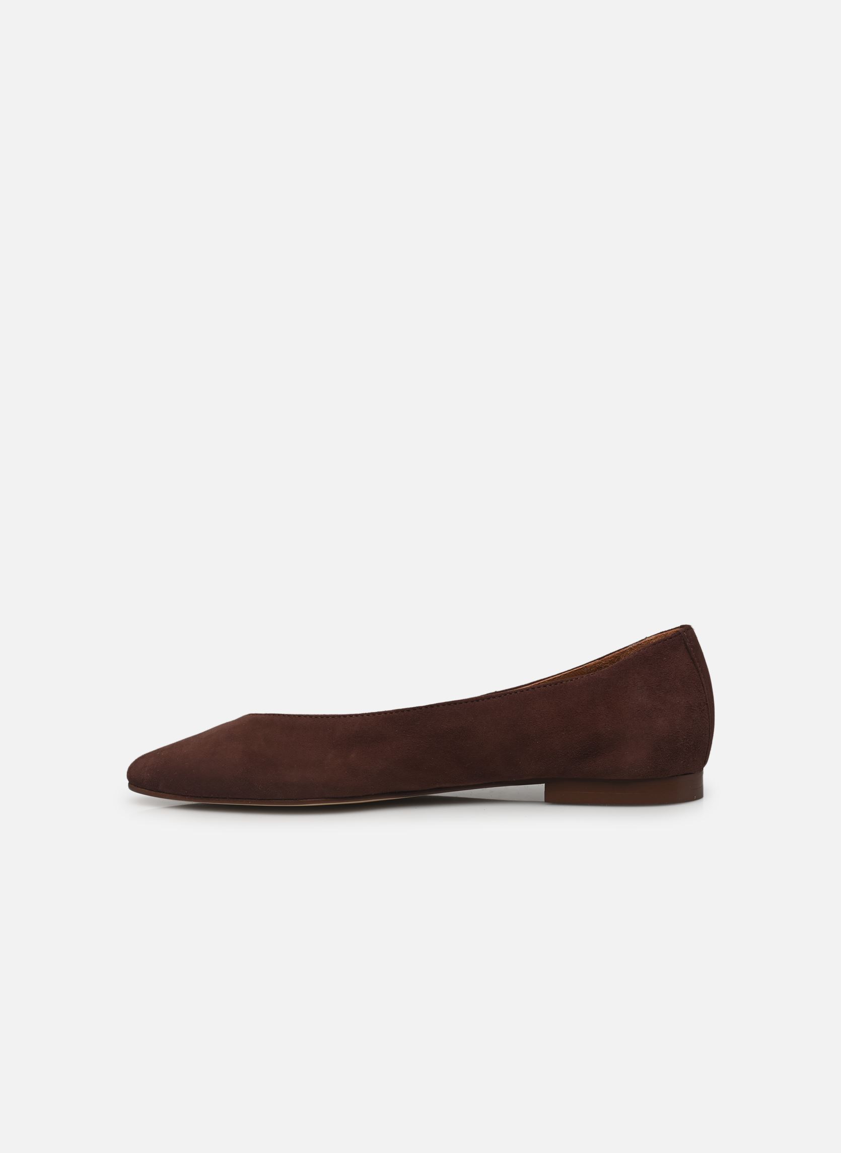 Ballerines classiques DASSUS femme marron Jonak Ballerines classiques DASSUS femme marron VELOURS MARRON FONCÉ