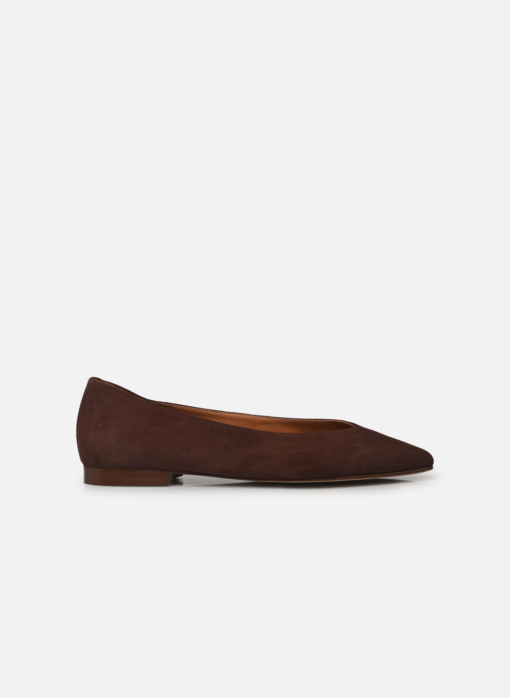 Ballerines classiques DASSUS femme marron Jonak Ballerines classiques DASSUS femme marron VELOURS MARRON FONCÉ