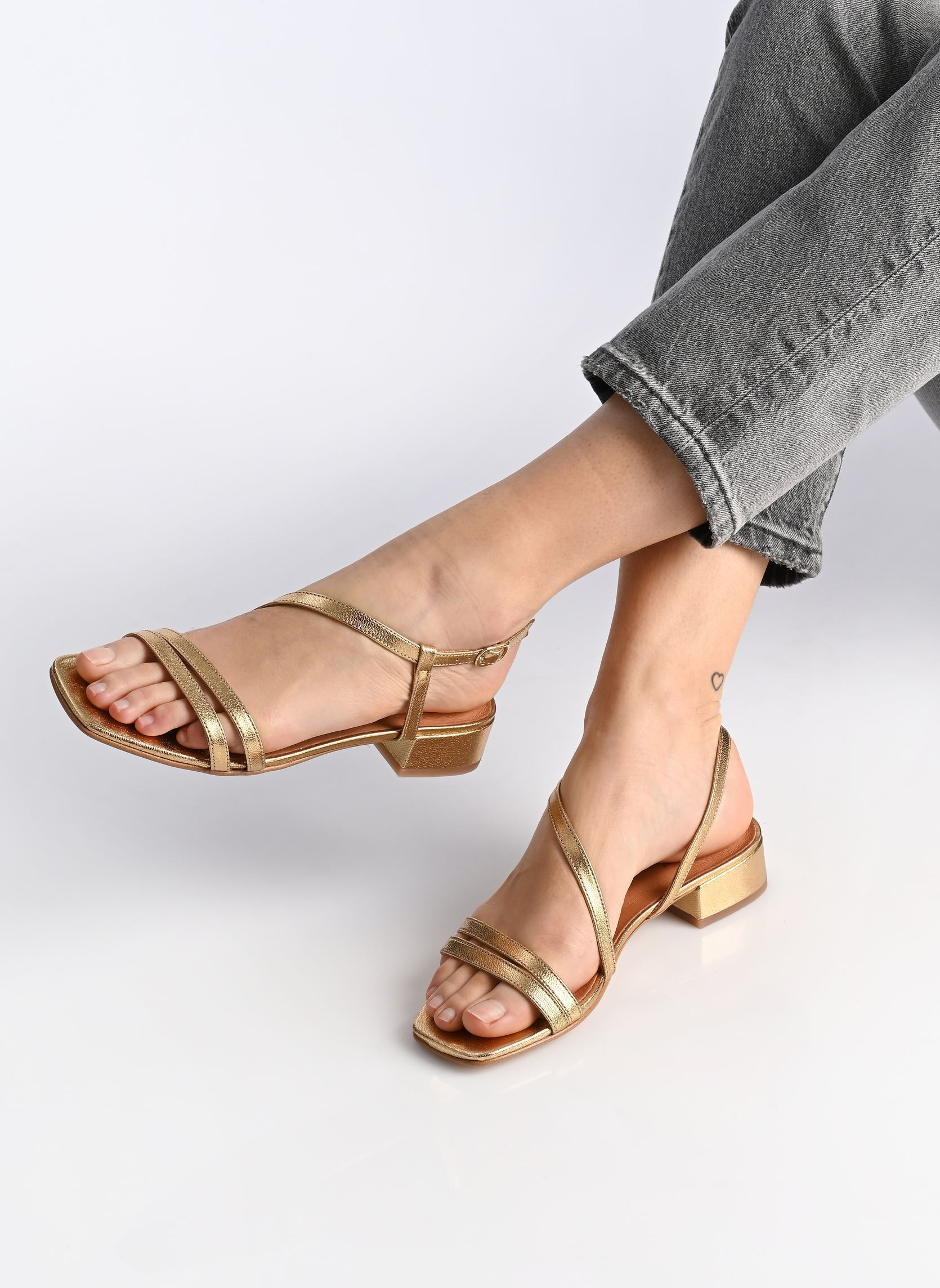 Sandalen ANAYA damen gold und bronze Jonak Sandalen ANAYA damen gold und bronze CUIR METALLISE OR