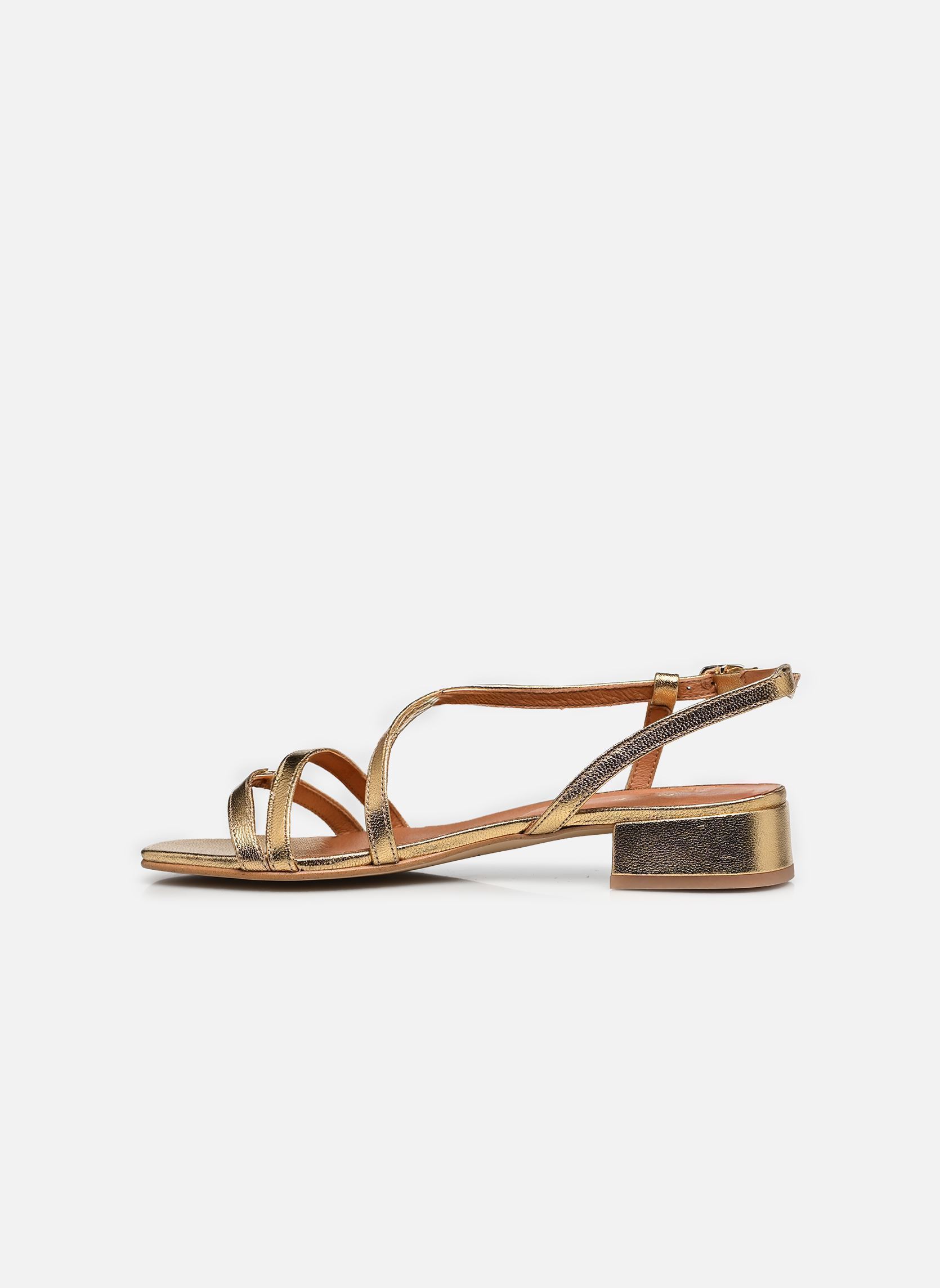 Sandalen ANAYA damen gold und bronze Jonak Sandalen ANAYA damen gold und bronze CUIR METALLISE OR