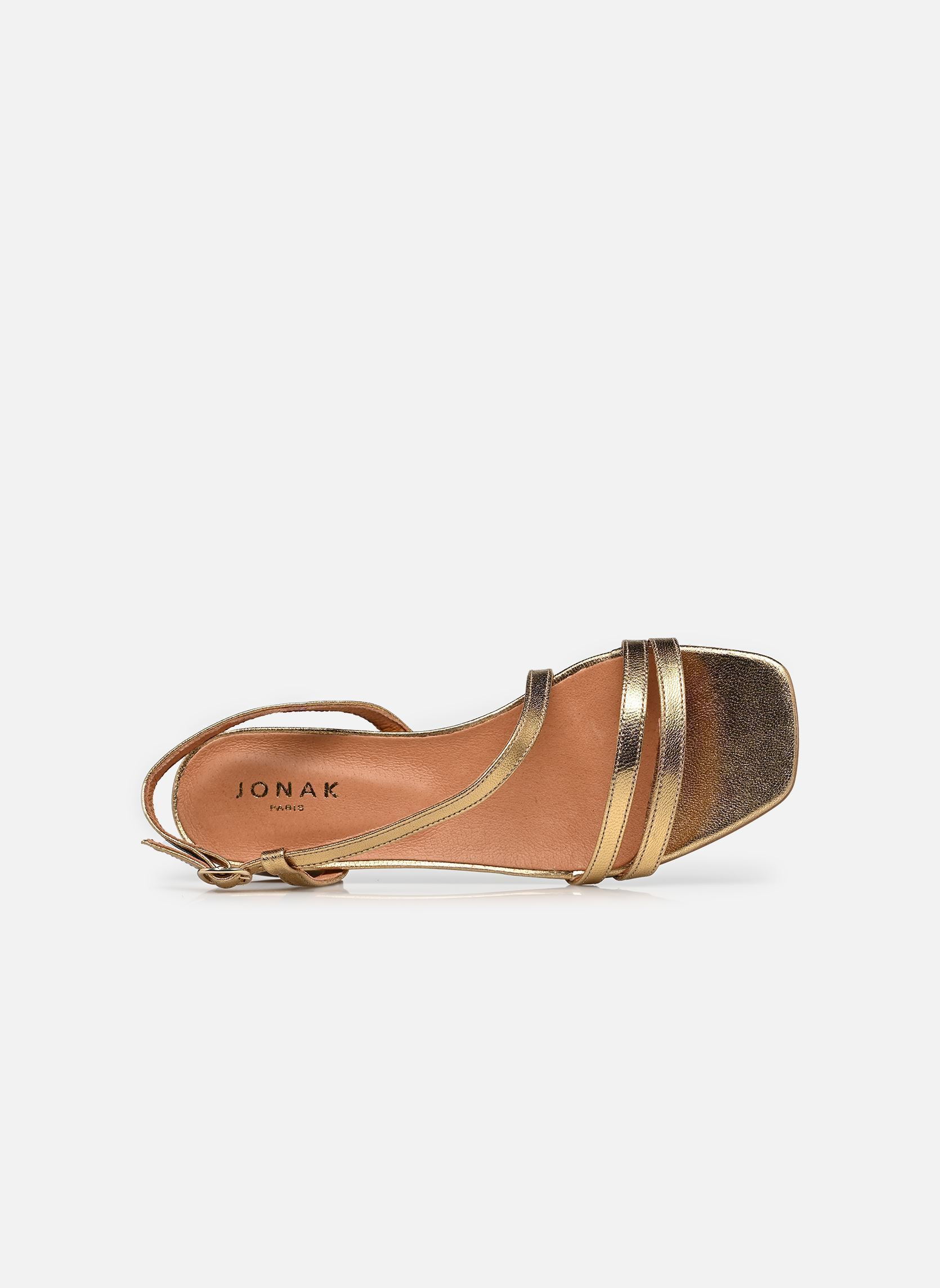 Sandalen ANAYA damen gold und bronze Jonak Sandalen ANAYA damen gold und bronze CUIR METALLISE OR
