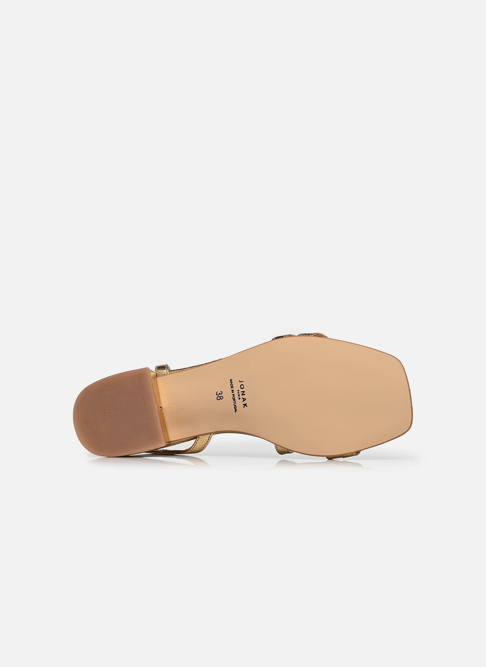 Sandalen ANAYA damen gold und bronze Jonak Sandalen ANAYA damen gold und bronze CUIR METALLISE OR