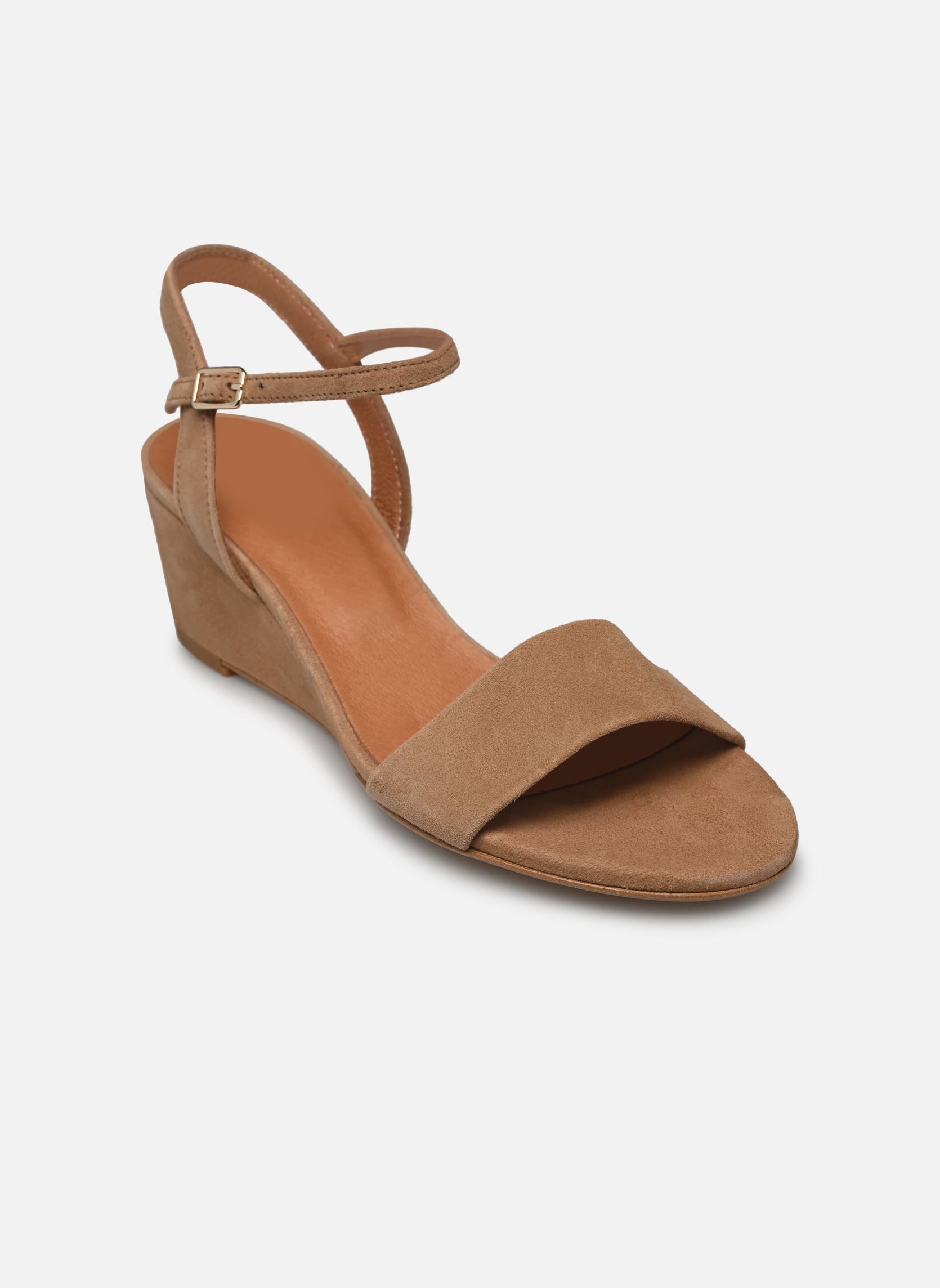 Sandali con zeppa e plateau AGRUME donna marrone Jonak Sandali con zeppa e plateau AGRUME donna marrone Camel