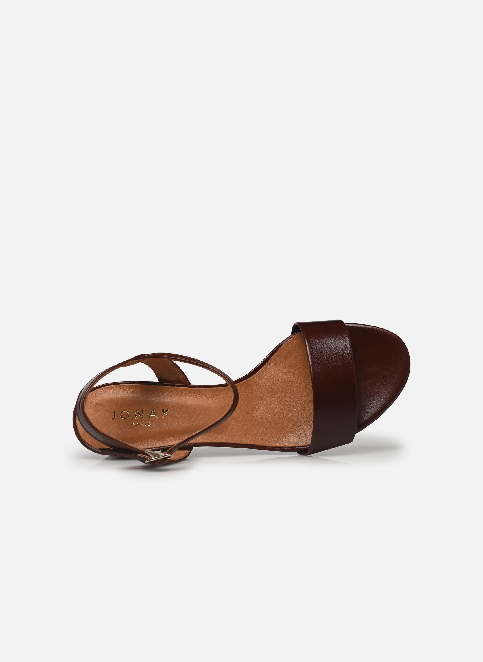 Sandalen met sleehak en plateau AGRUME dames bruin Jonak Sandalen met sleehak en plateau AGRUME dames bruin marron