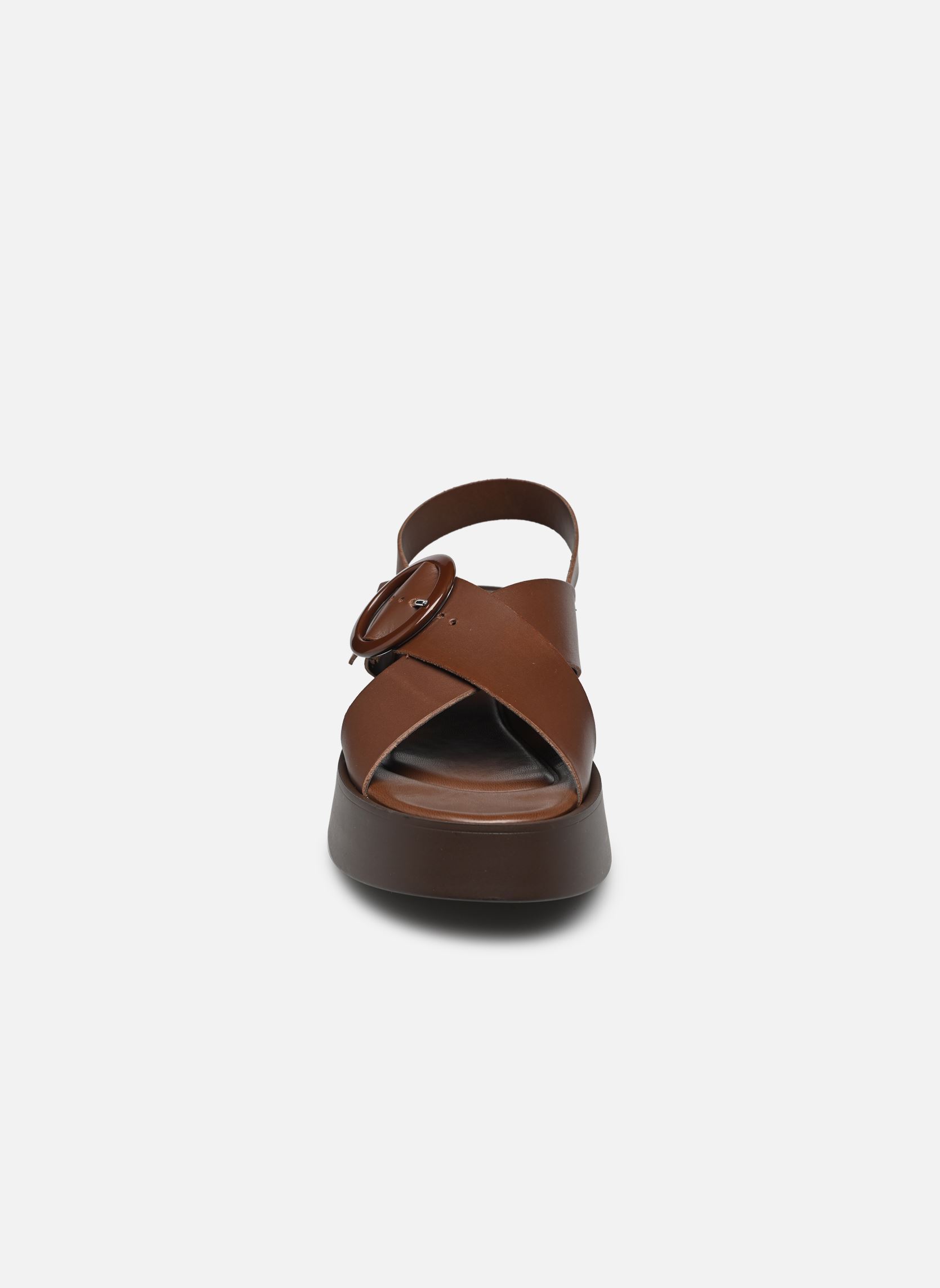 Sandales compensées et plateformes EMILIA femme marron Jonak Sandales compensées et plateformes EMILIA femme marron MARRON FONCÉ