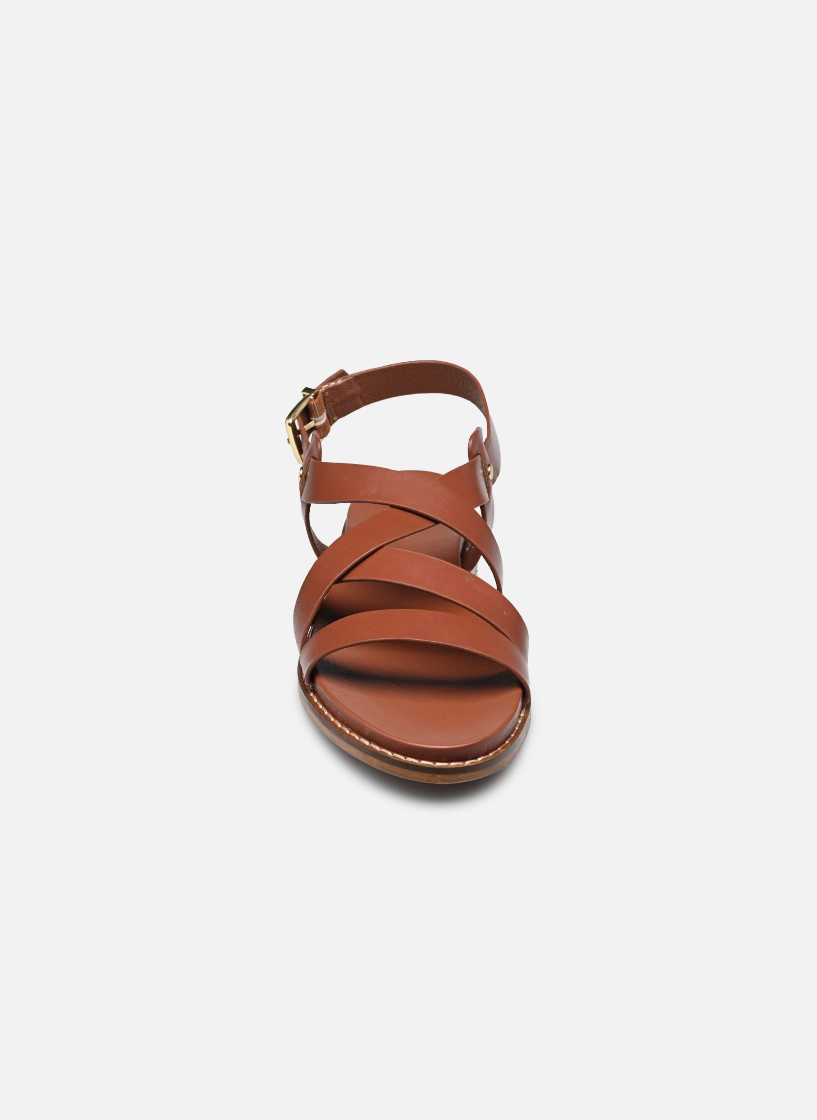Sandalias planas WOKY mujer marrón Jonak Sandalias planas WOKY mujer marrón Cognac