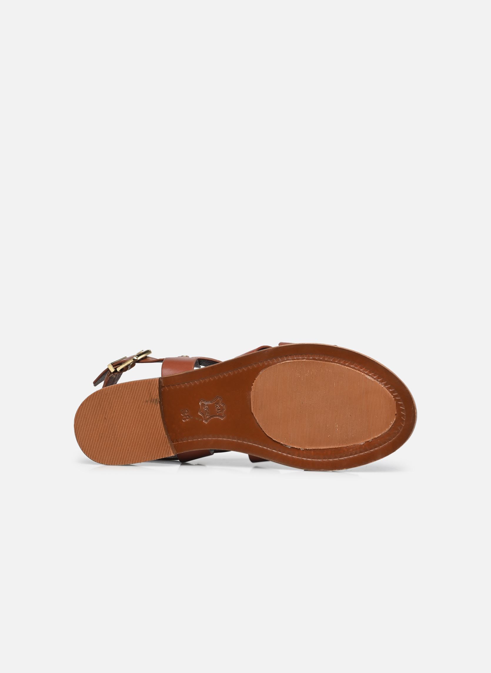 Sandalias planas WOKY mujer marrón Jonak Sandalias planas WOKY mujer marrón Cognac