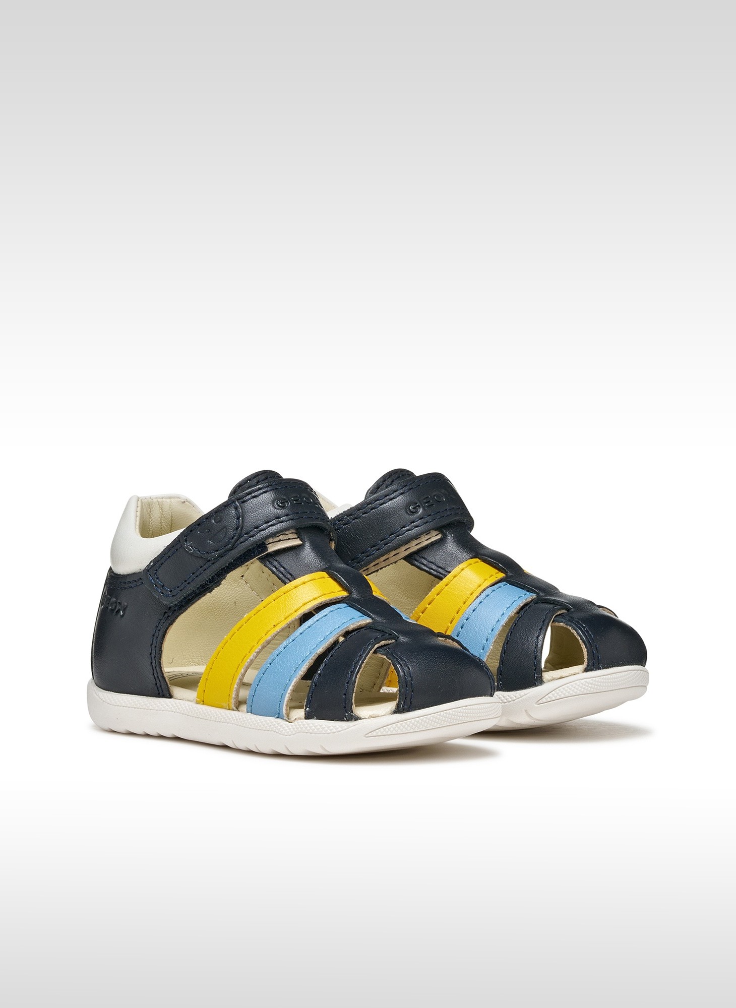 Sandales B SANDAL MACCHIA BOY garçon bleu Geox Sandales B SANDAL MACCHIA BOY garçon bleu Bleu marine